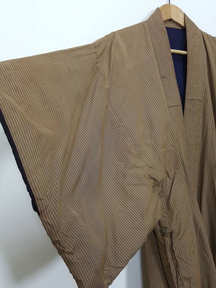 Other Haori Long Kimono Shima Aristocrat Vertical Striped Size US M / EU 48-50 / 2 - 10 Thumbnail