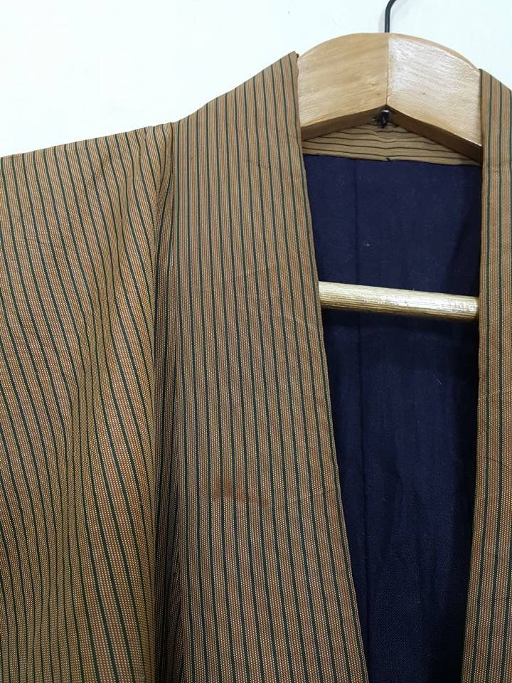 Other Haori Long Kimono Shima Aristocrat Vertical Striped Size US M / EU 48-50 / 2 - 7 Thumbnail