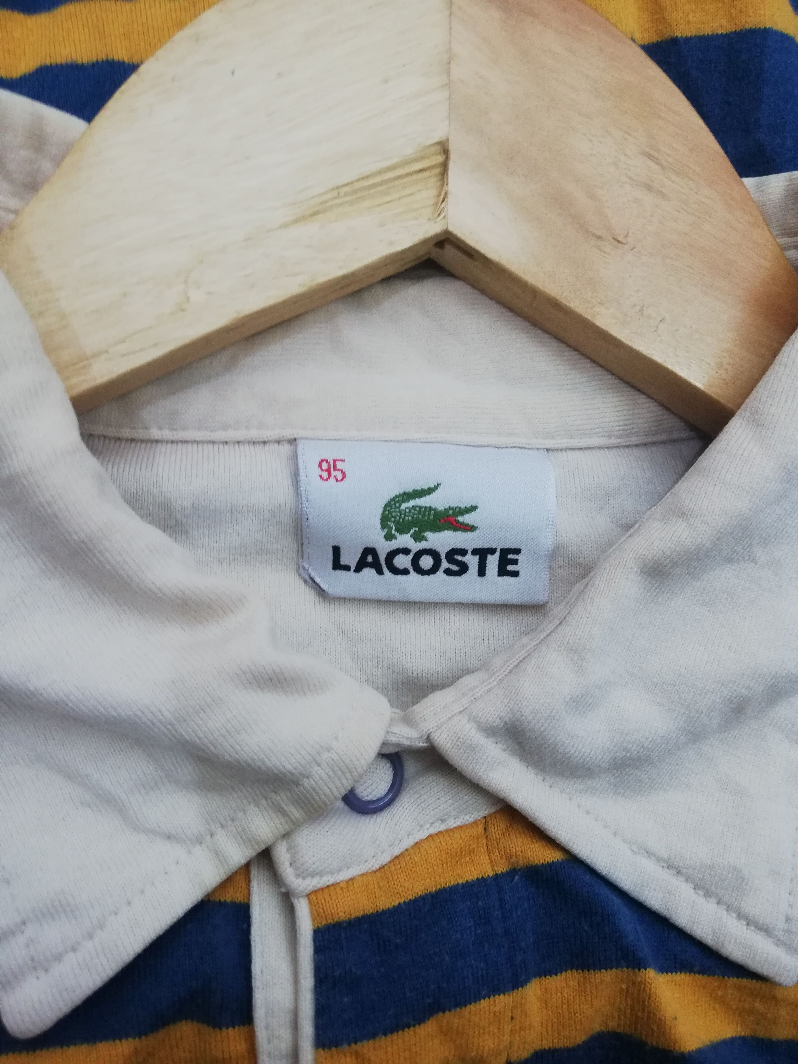 Lacoste Lacoste Striped Polo Long Sleeve Size US L / EU 52-54 / 3 - 5 Thumbnail