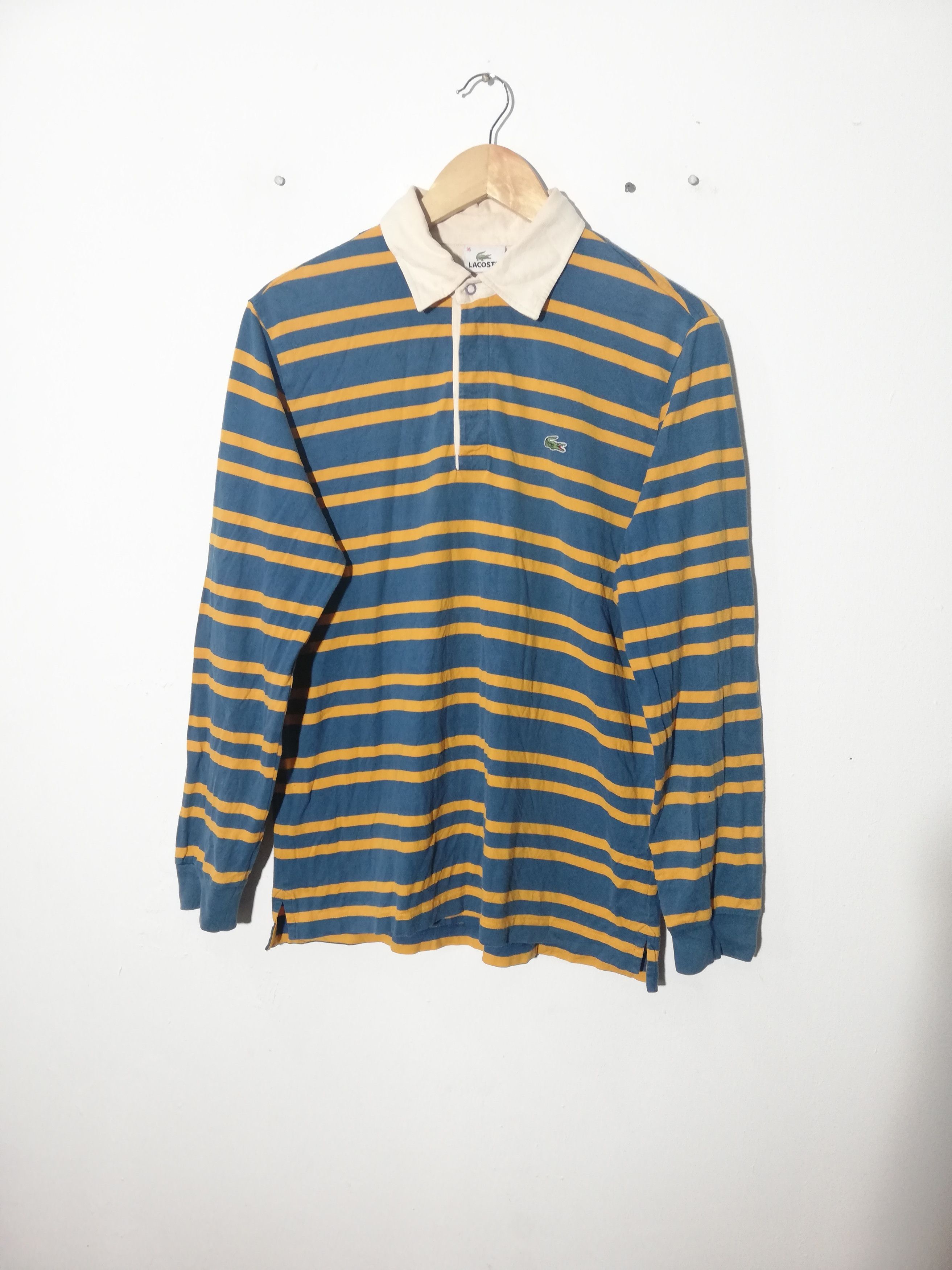 Lacoste Lacoste Striped Polo Long Sleeve Size US L / EU 52-54 / 3 - 3 Thumbnail