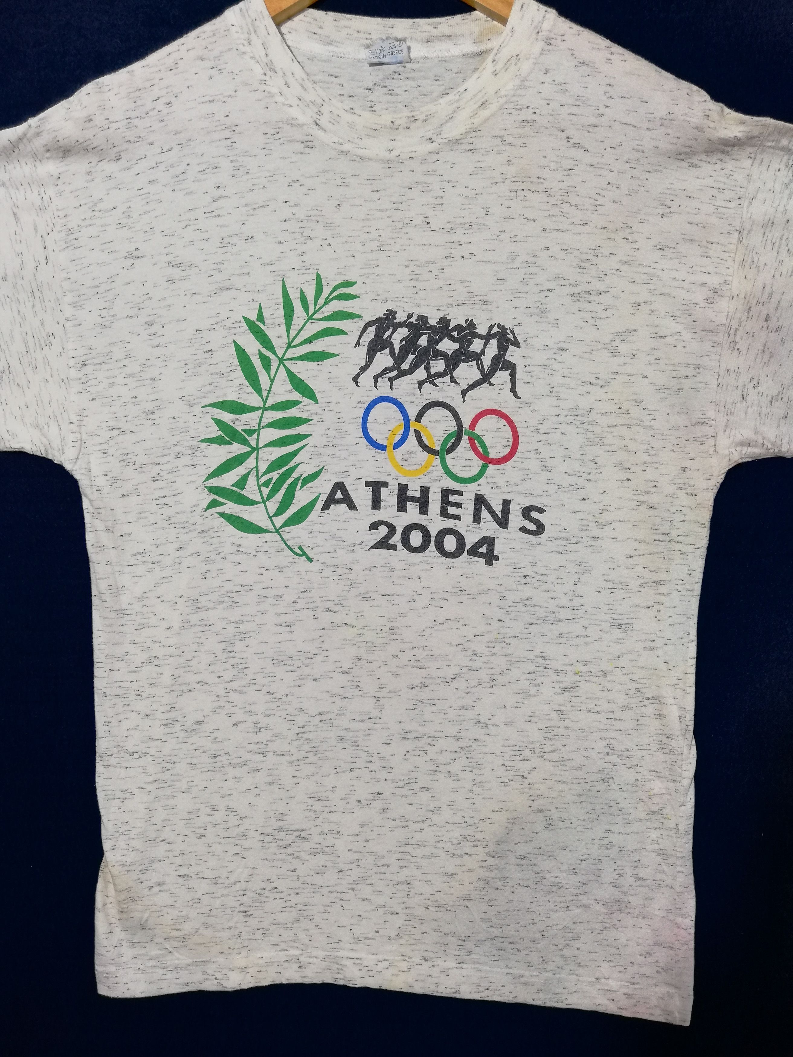 Vintage Vintage Athens 2004 Tee Size US M / EU 48-50 / 2 - 3 Thumbnail