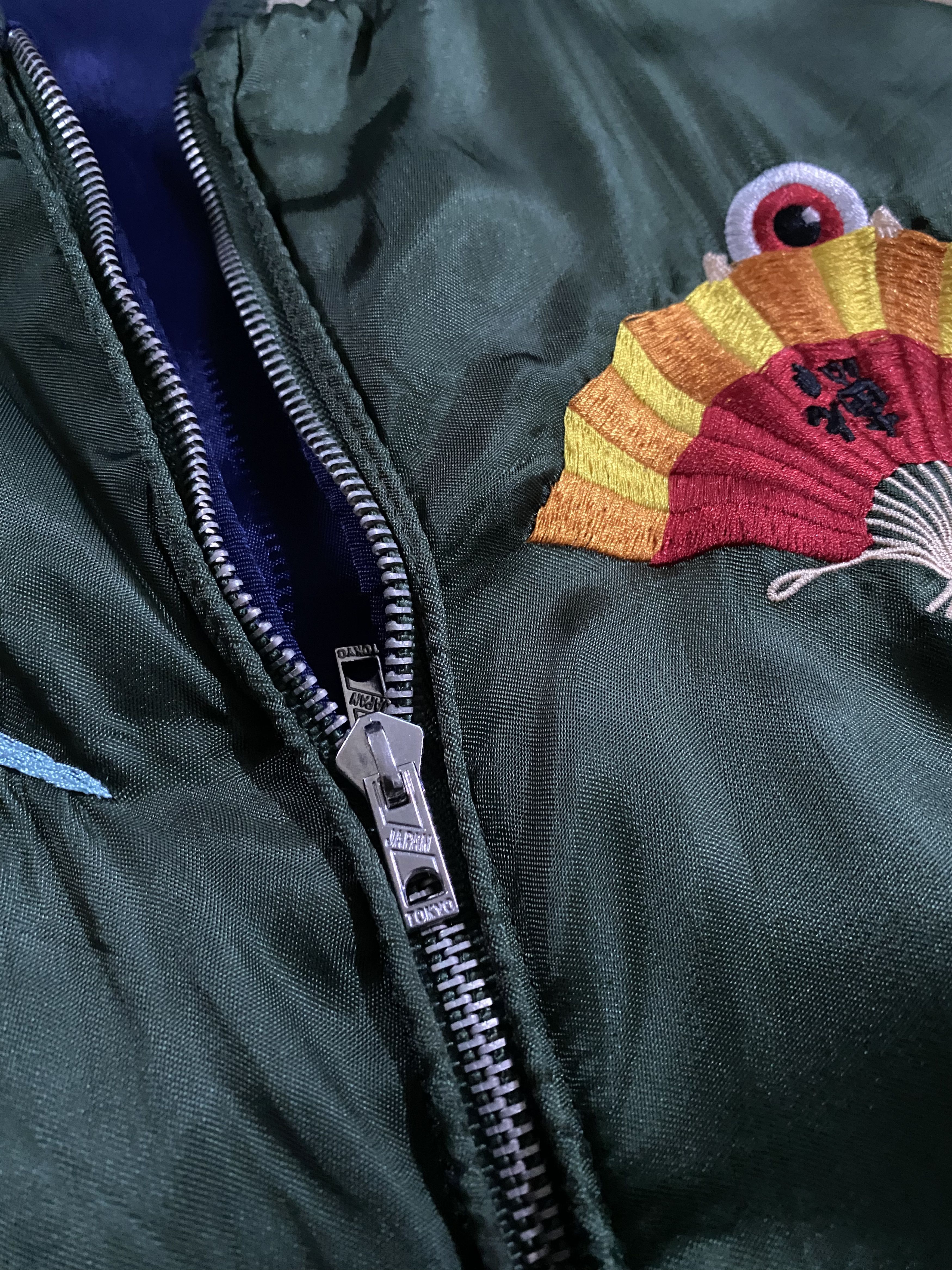 Japanese Brand Zen Kyoto Sukajan Reversible Medama Oraji Limited Jacket Size US L / EU 52-54 / 3 - 6 Thumbnail