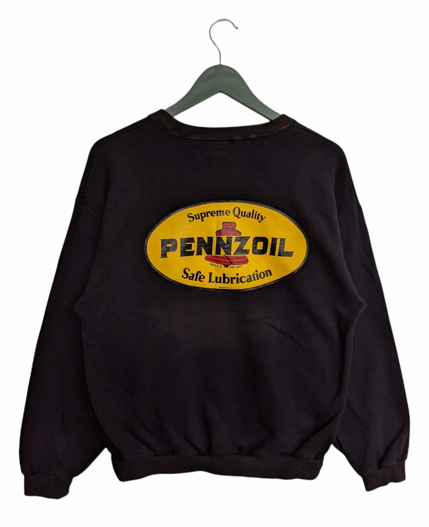 Vintage Vintage Pennzoil Oil Sweatshirt Size US L / EU 52-54 / 3 - 1 Thumbnail