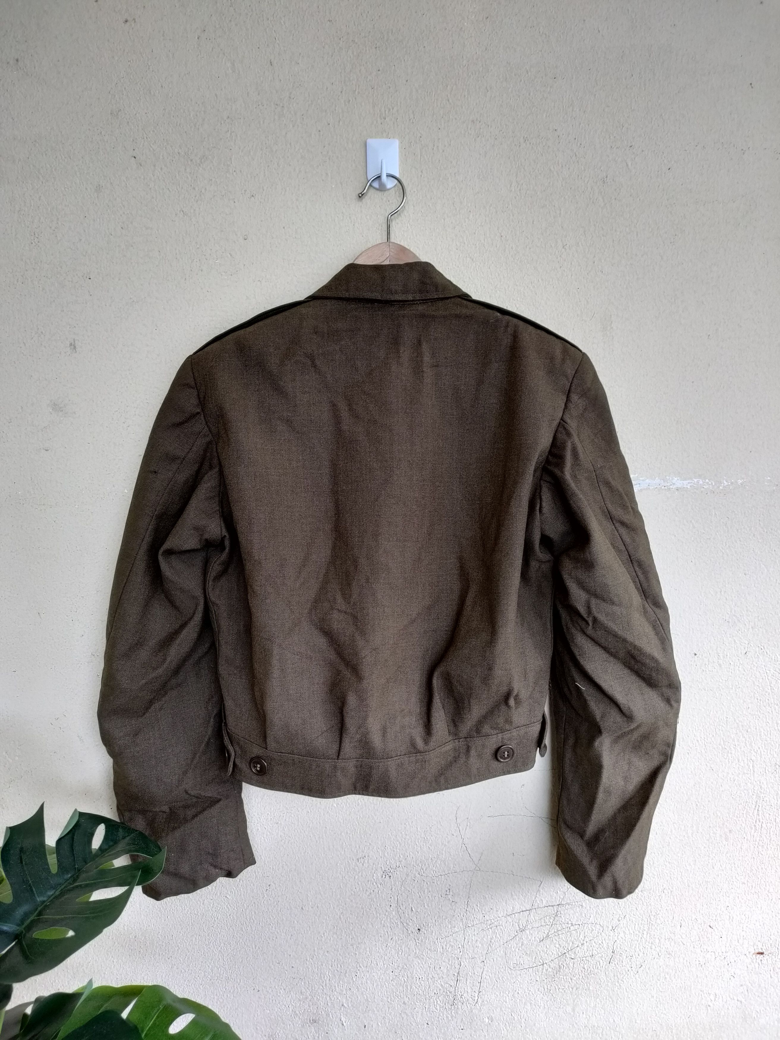 Vintage Vintage 50s Army Wool Jacket Size US S / EU 44-46 / 1 - 5 Thumbnail