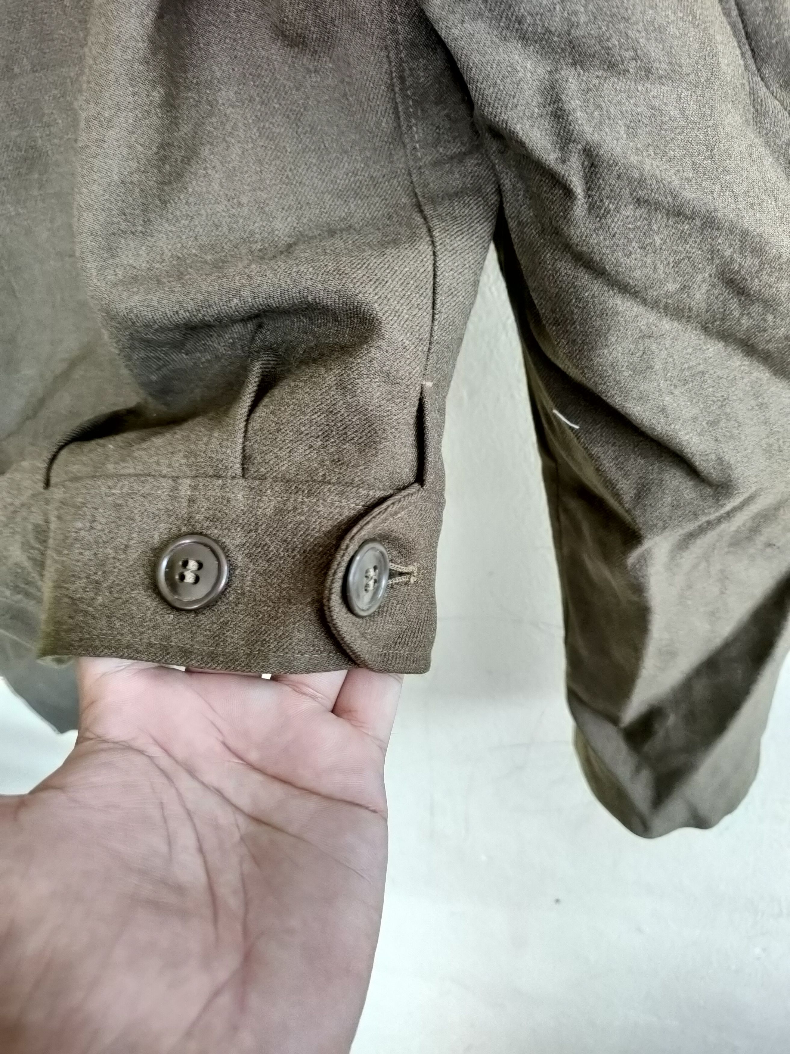 Vintage Vintage 50s Army Wool Jacket Size US S / EU 44-46 / 1 - 3 Thumbnail