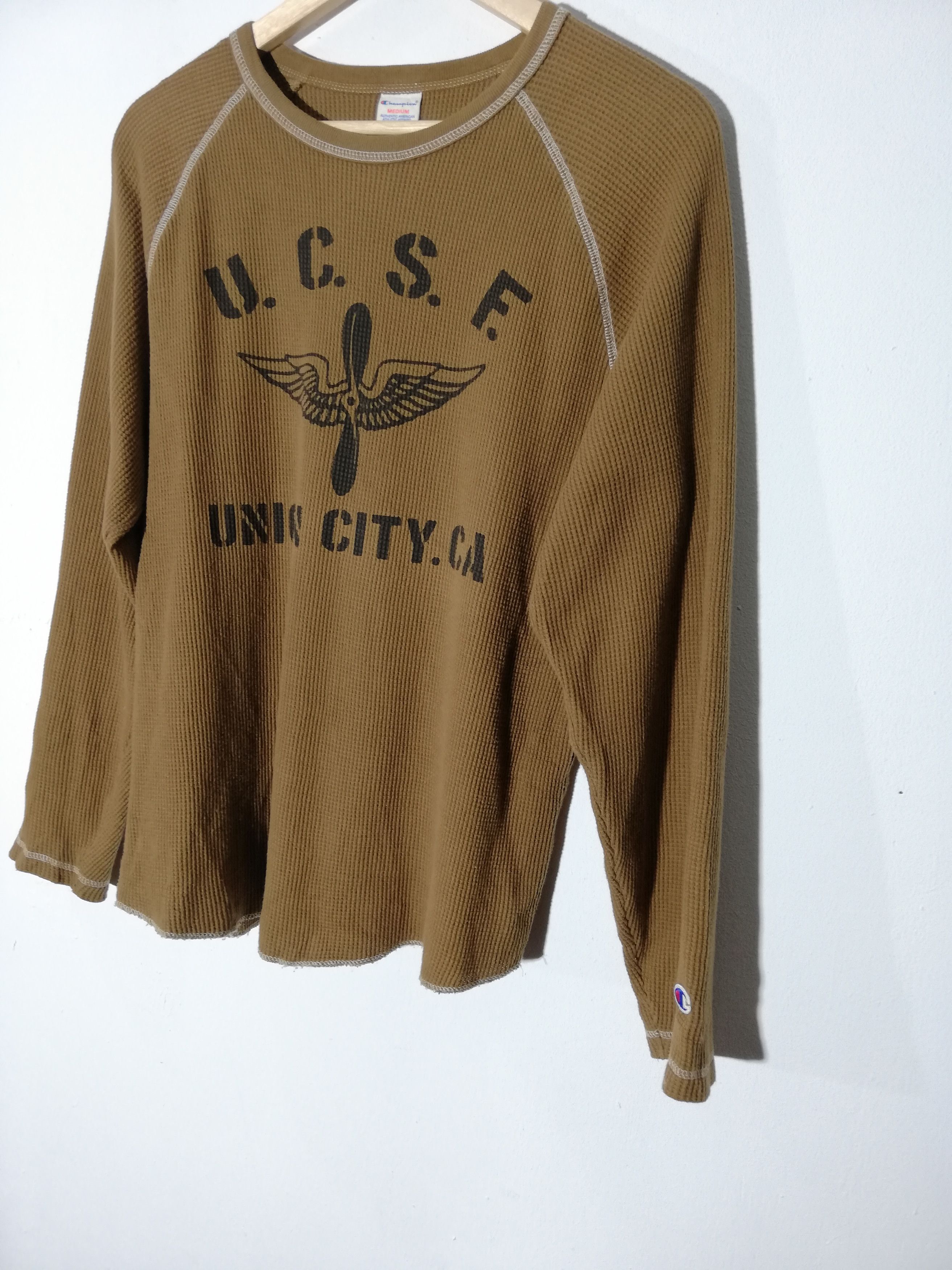 American Apparel × Champion Champion X U.C.S.F Knit Sweater Size US M / EU 48-50 / 2 - 2 Thumbnail