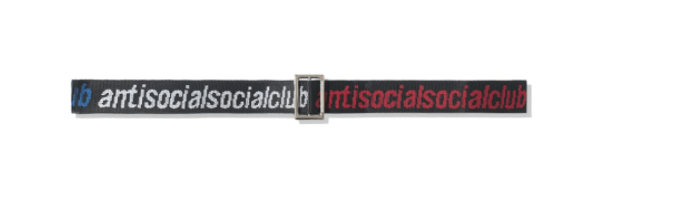 Anti Social Social Club Anti Social Social Club See Right Through Me Black Belt Size ONE SIZE - 3 Thumbnail