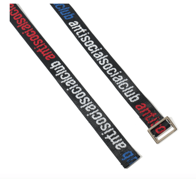 Anti Social Social Club Anti Social Social Club See Right Through Me Black Belt Size ONE SIZE - 2 Thumbnail