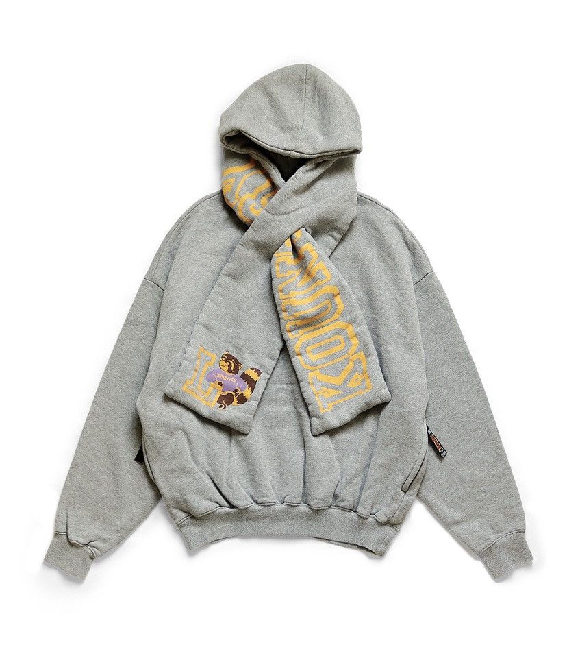 image of Kapital Kesa Hoodie Size F in Grey, Men's
