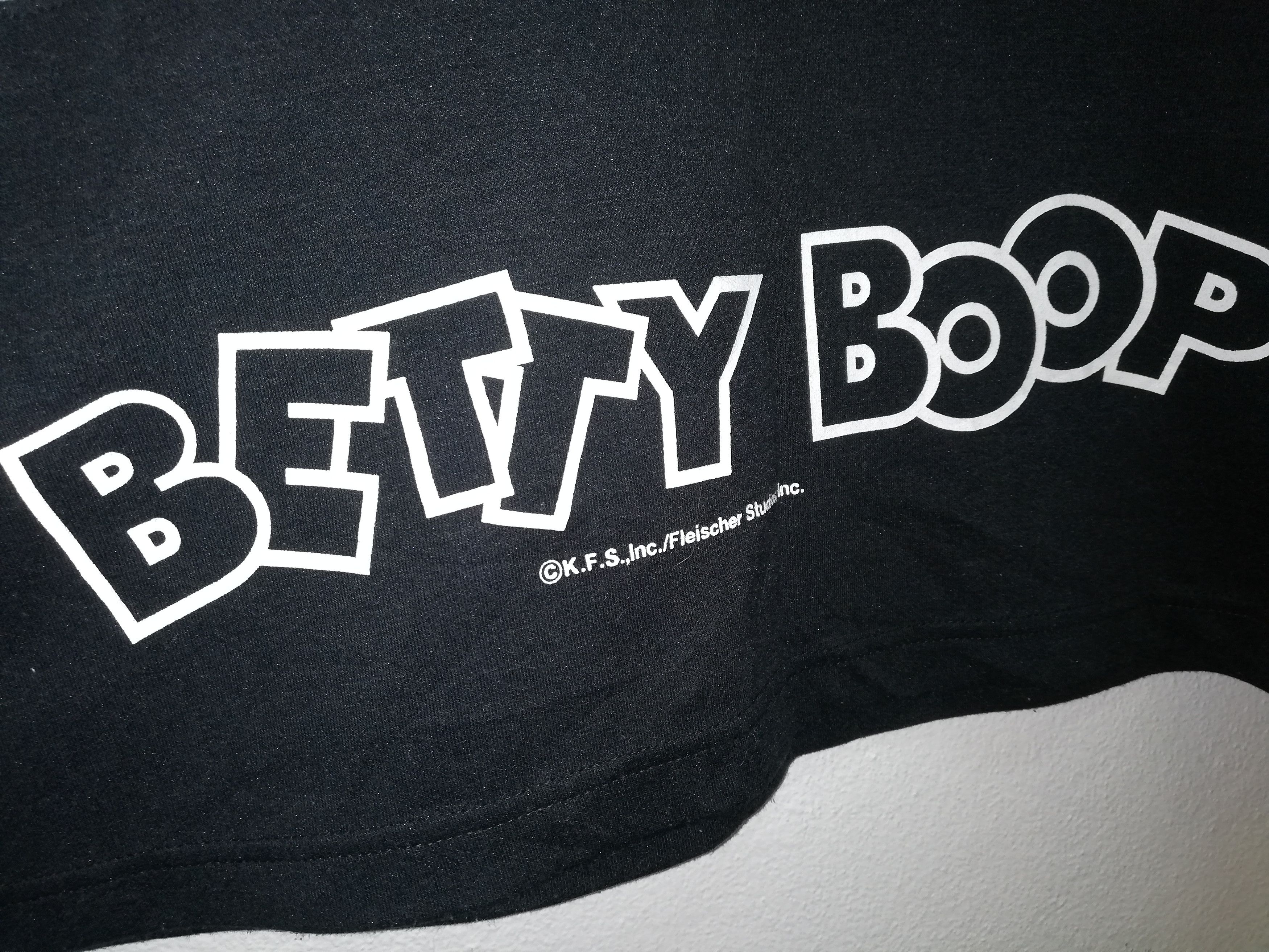 Cartoon Network Vintage Sweatshirts Betty Boop embroidered Big Logo (c33) Size US L / EU 52-54 / 3 - 4 Thumbnail
