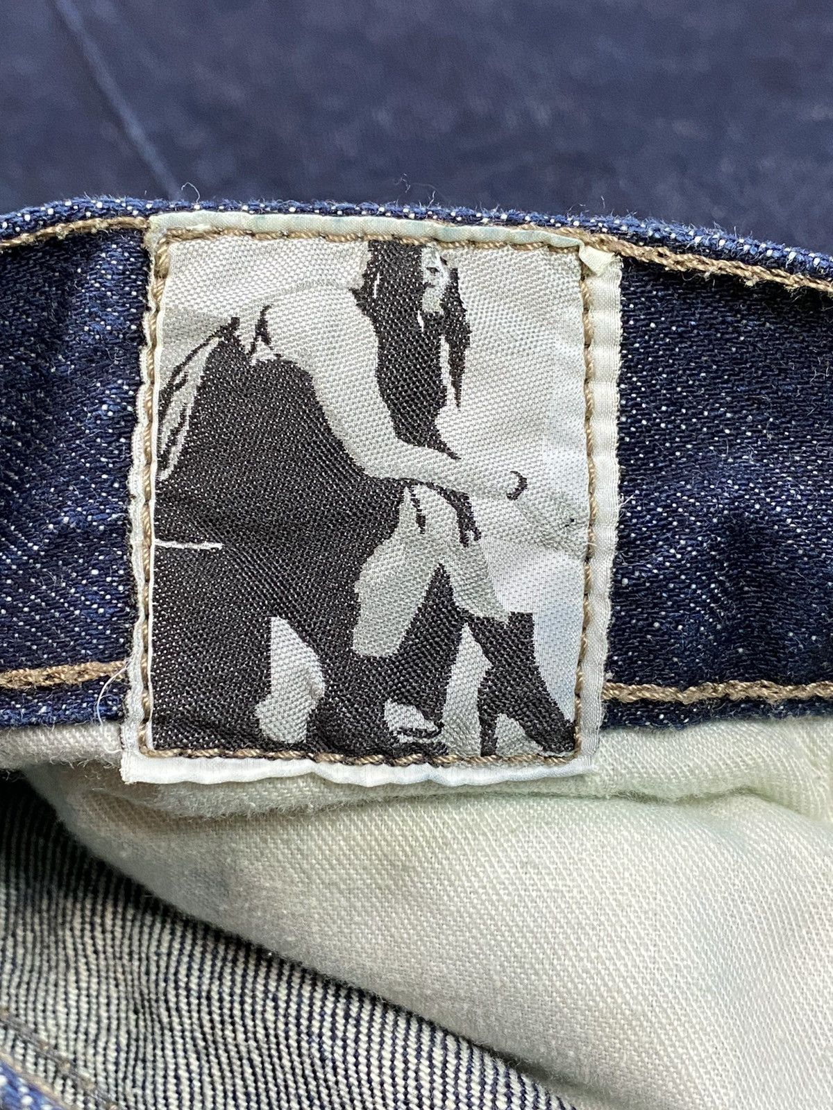 Rick Owens Drkshdw 00’s Rick Owens Cropped Indigo One Wash Jeans Size US 33 - 9 Thumbnail