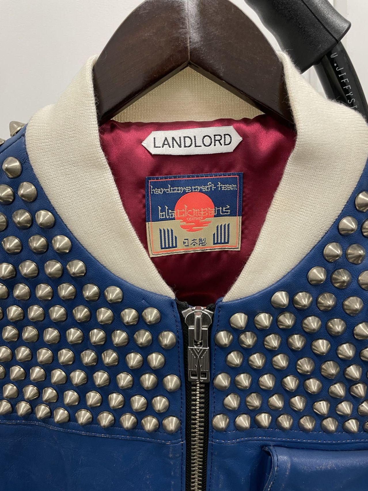Blackmeans × LANDLORD Blackmeans x LANDLORD Spike Studded Leather Jacket Size US L / EU 52-54 / 3 - 2 Thumbnail