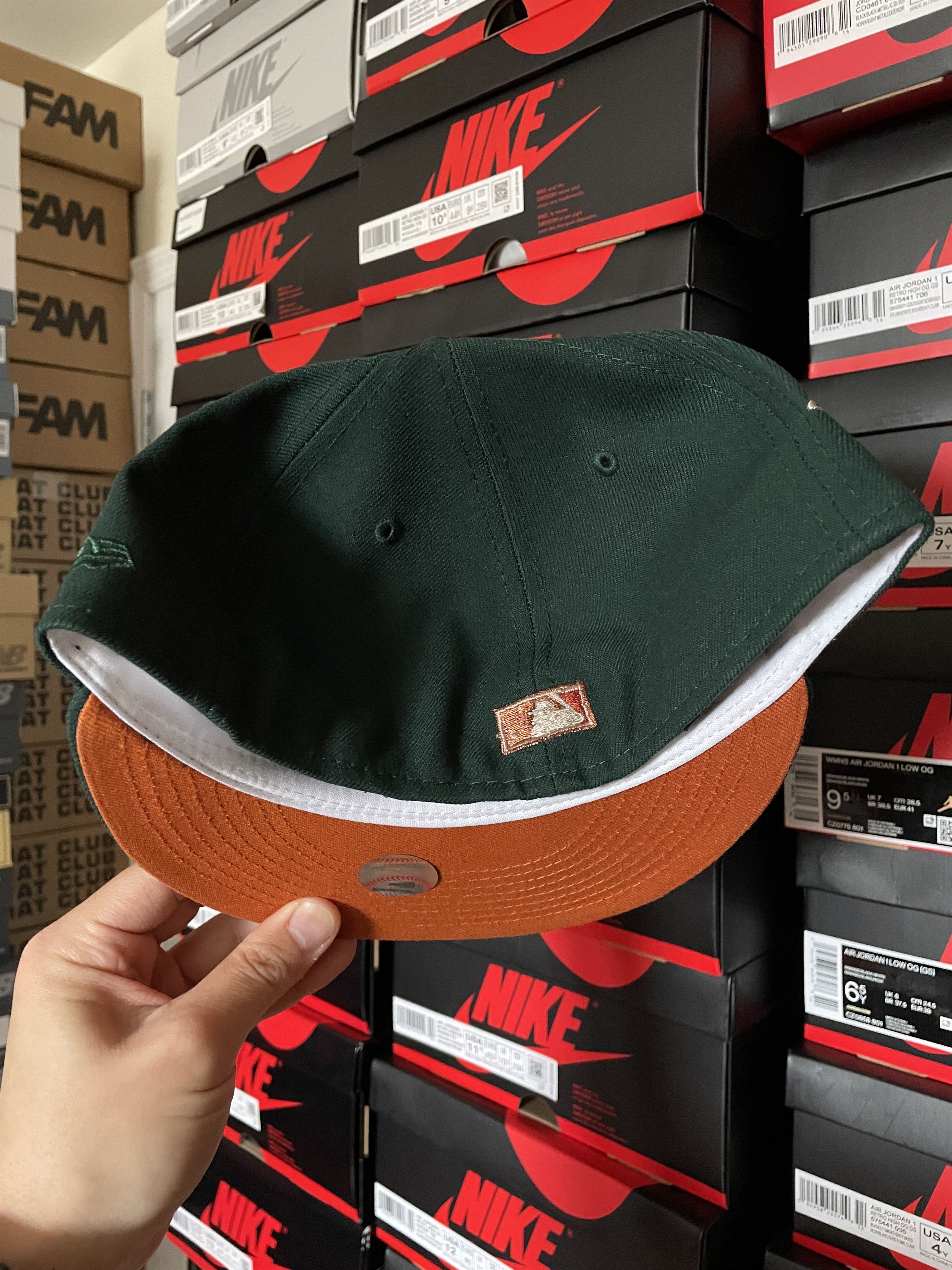 MLB × New Era Green Orange Texas Rangers 7 1/8 Terracotta Arlington Size ONE SIZE - 5 Thumbnail