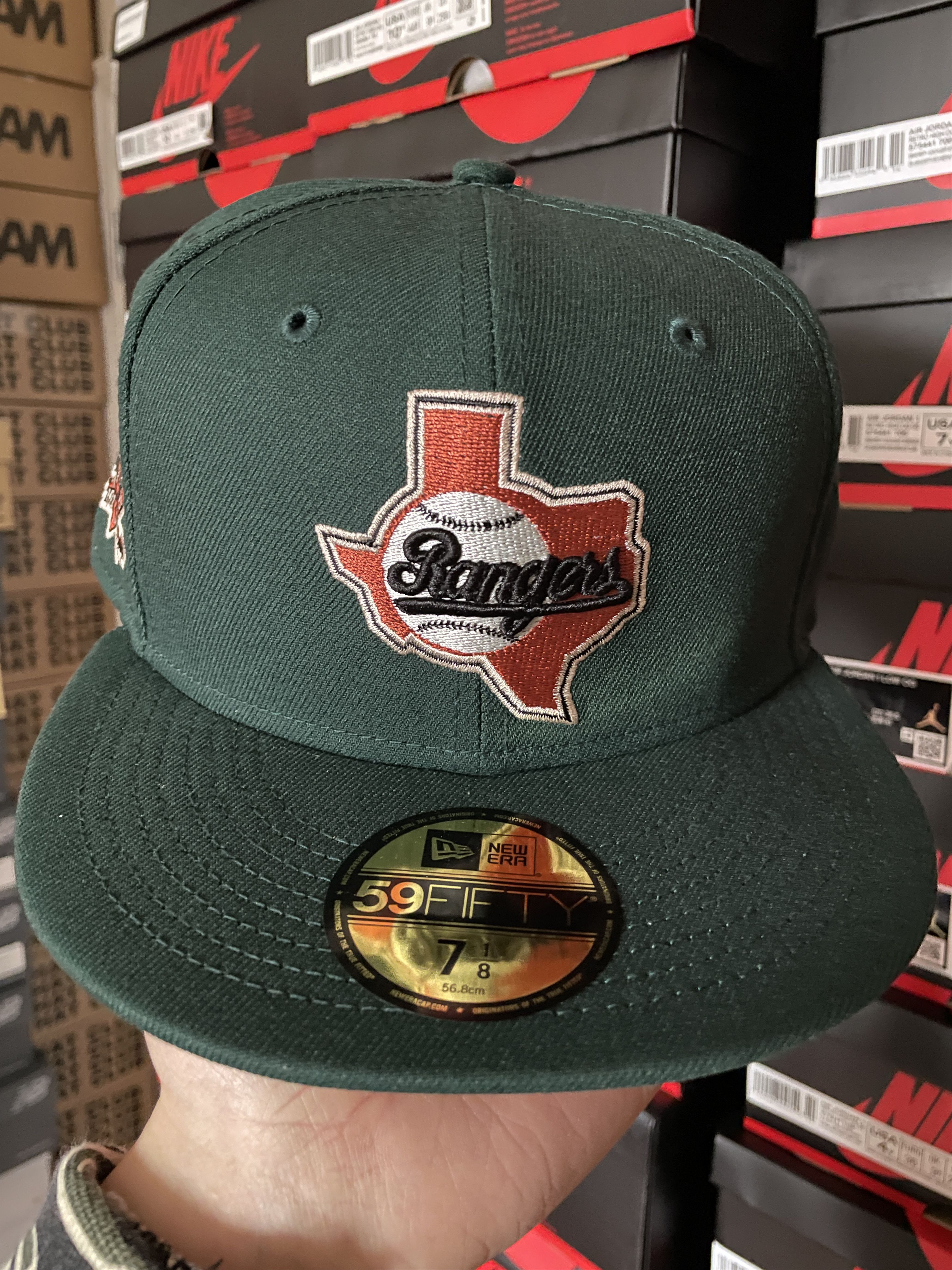 MLB × New Era Green Orange Texas Rangers 7 1/8 Terracotta Arlington Size ONE SIZE - 2 Thumbnail