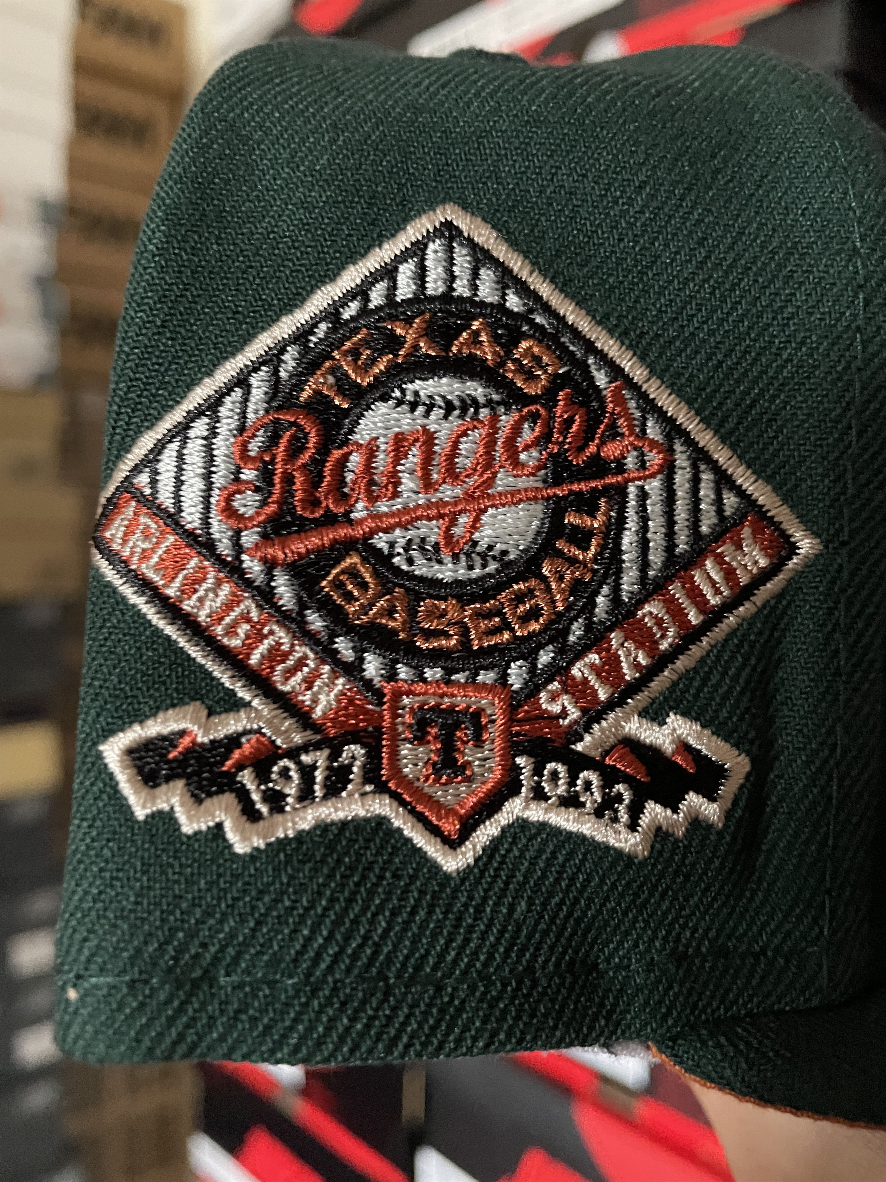 MLB × New Era Green Orange Texas Rangers 7 1/8 Terracotta Arlington Size ONE SIZE - 4 Thumbnail