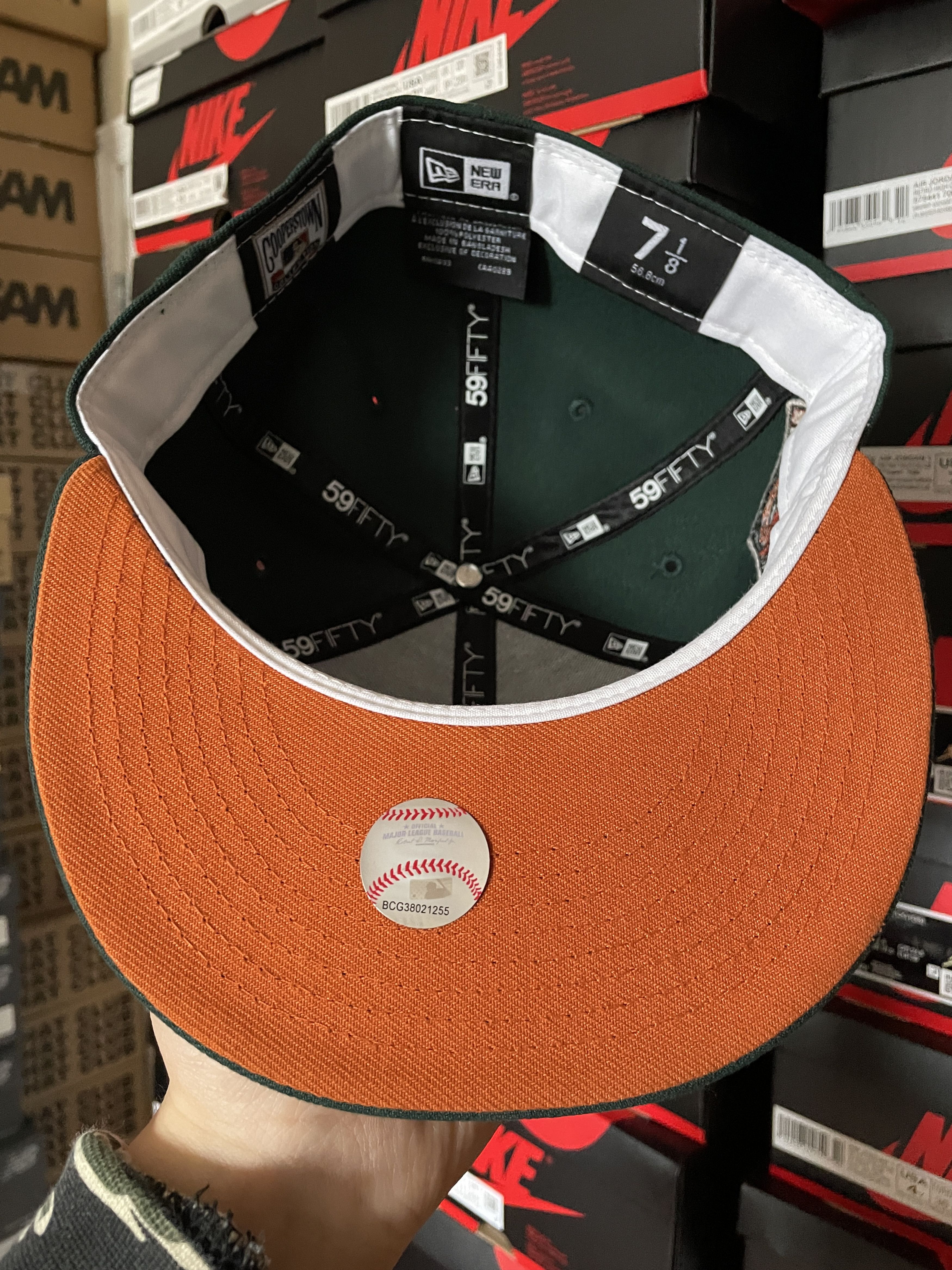 MLB × New Era Green Orange Texas Rangers 7 1/8 Terracotta Arlington Size ONE SIZE - 6 Thumbnail