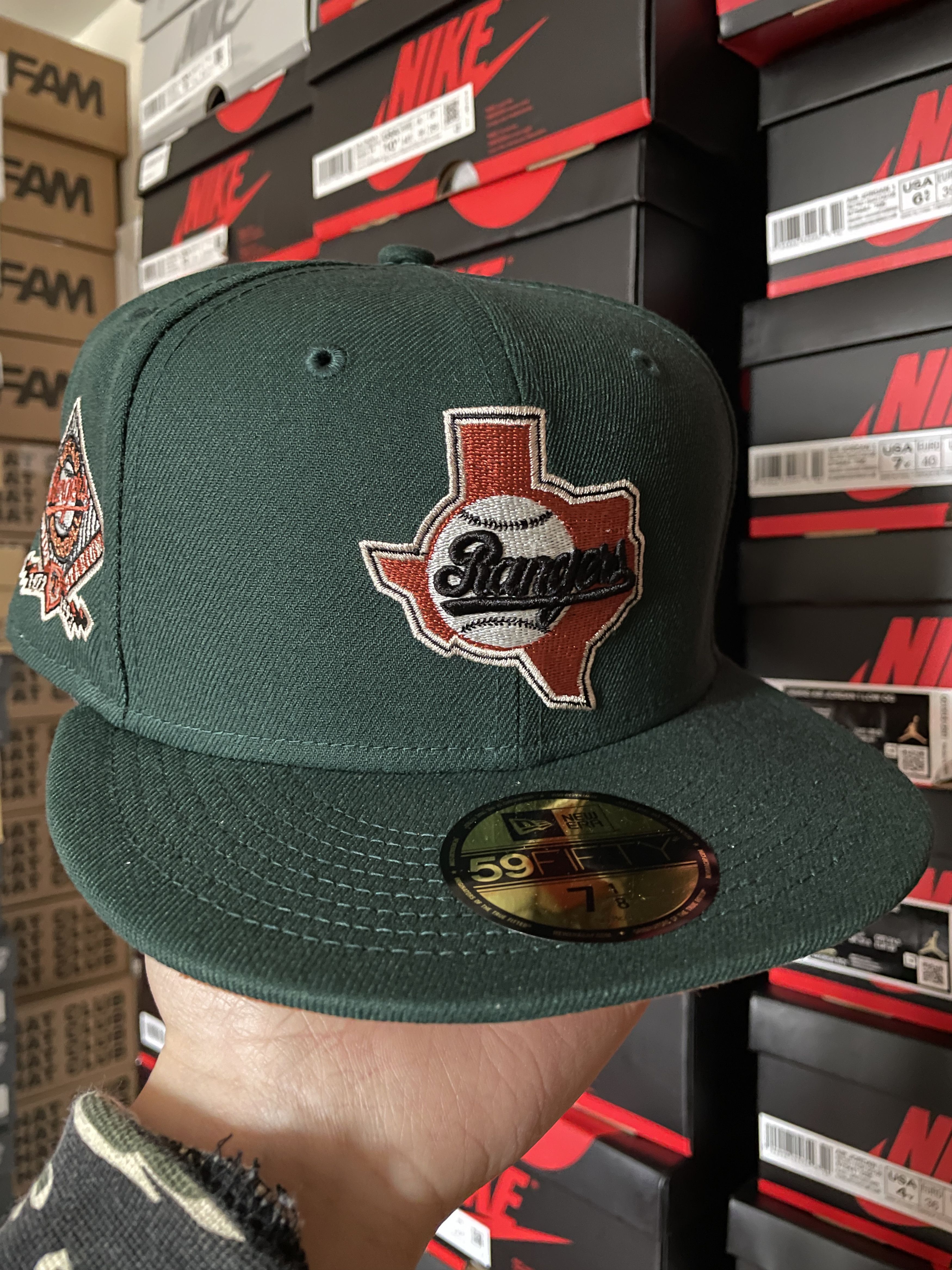 MLB × New Era Green Orange Texas Rangers 7 1/8 Terracotta Arlington Size ONE SIZE - 1 Thumbnail