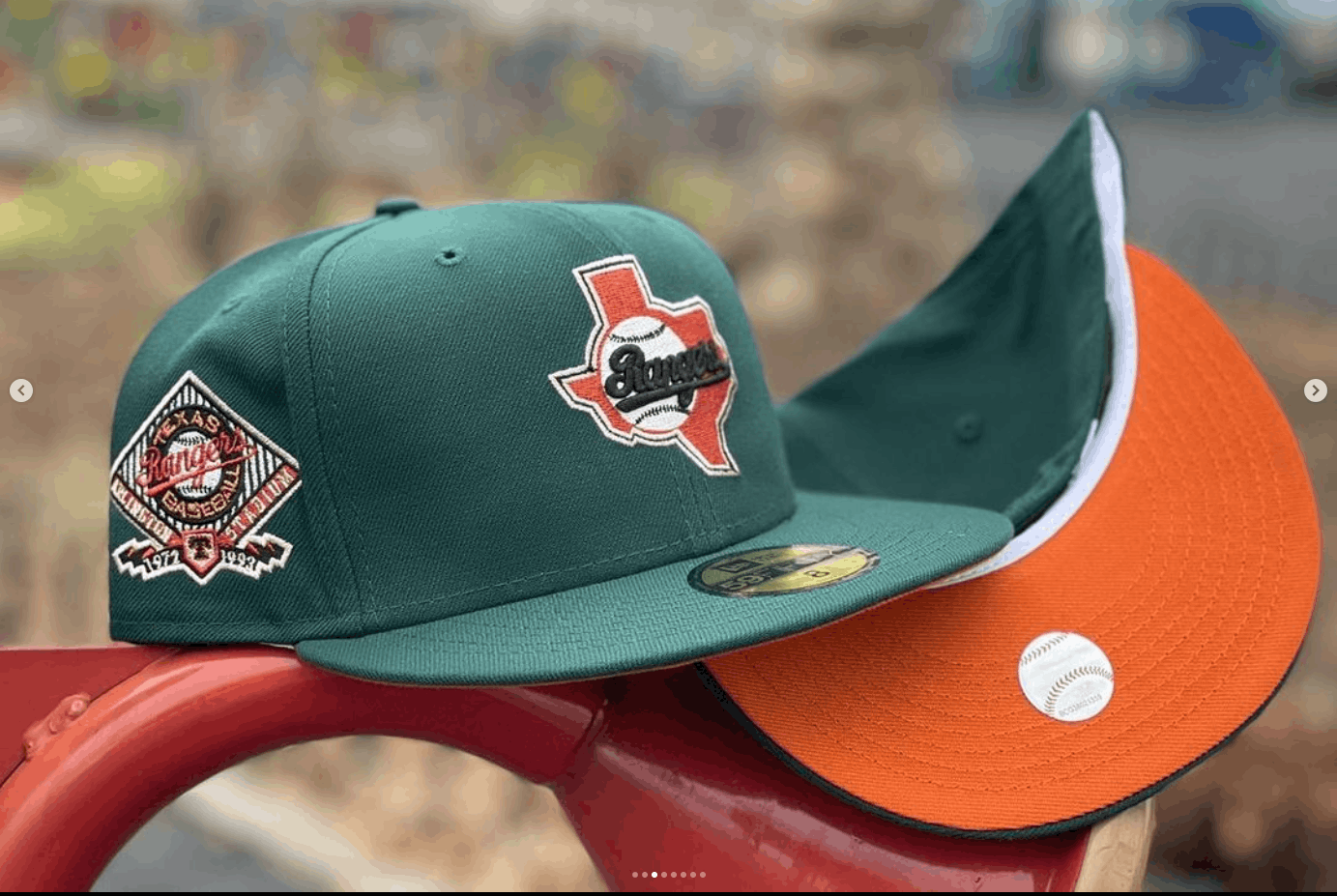 MLB × New Era Green Orange Texas Rangers 7 1/8 Terracotta Arlington Size ONE SIZE - 8 Thumbnail