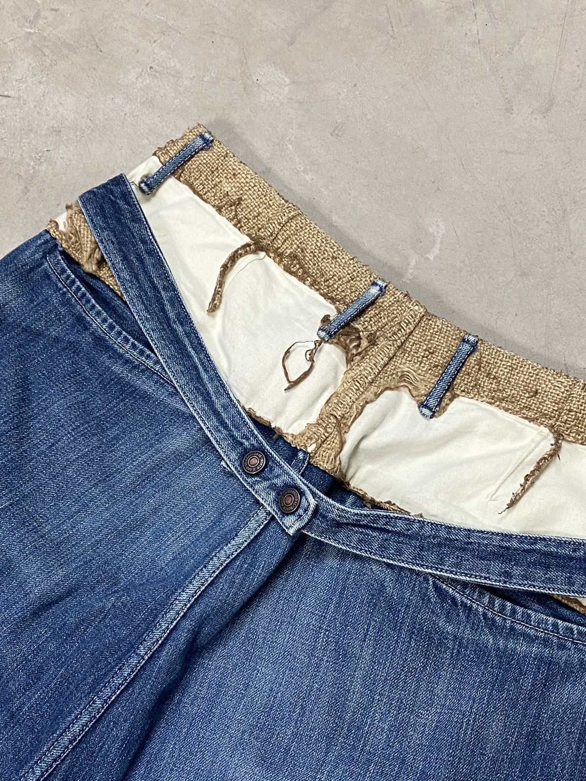 Kapital Kapital Cropped Reconstructed Denims Size US 32 / EU 48 - 7 Thumbnail