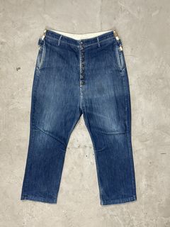  Navhao Jeans for Women Pants Jeans Flap Pocket Cargo
