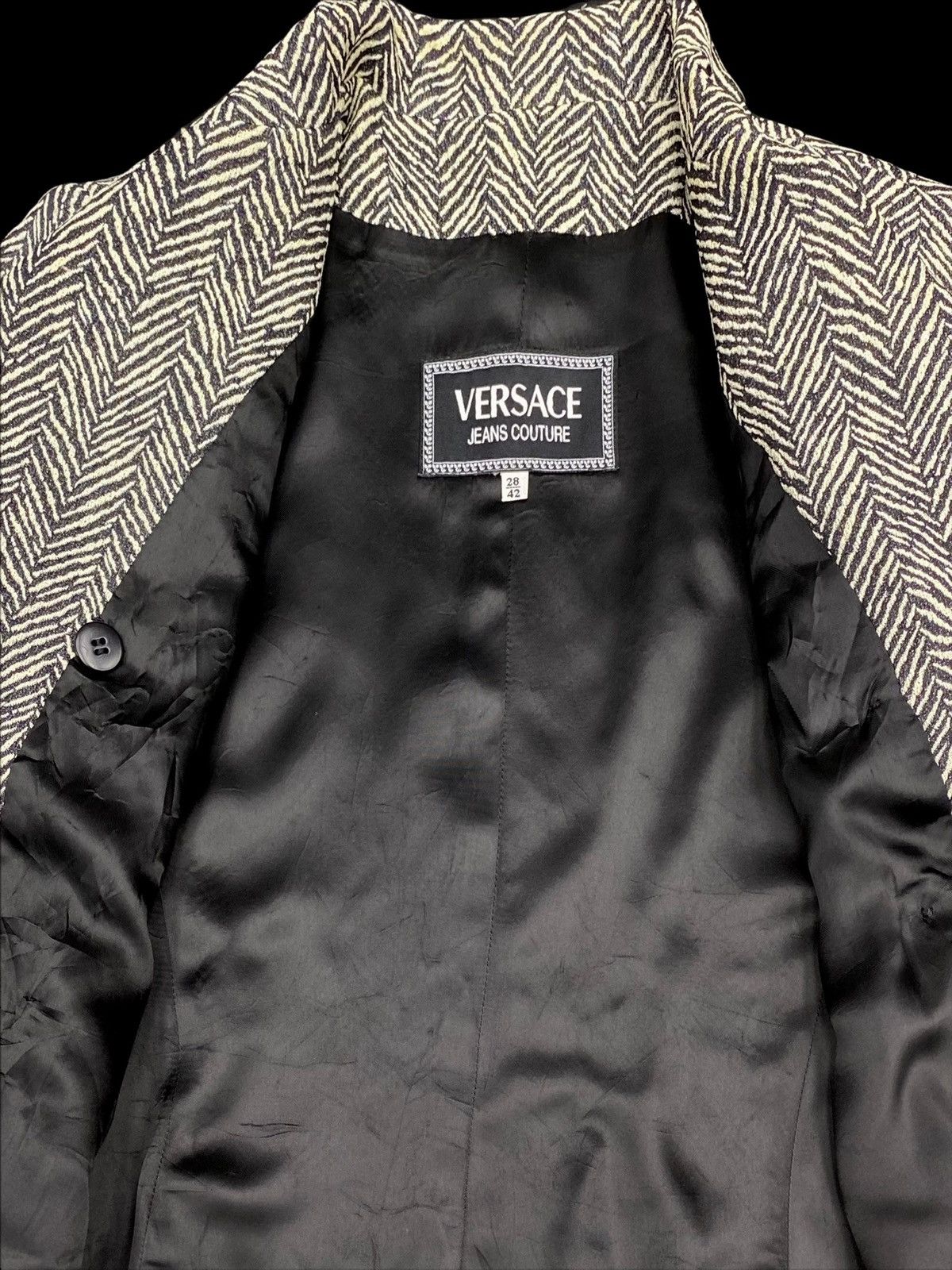 Versace VINTAGE VERSACE JEANS COUTURE LINING COAT JACKET ITALY 🇮🇹 D Size US S / EU 44-46 / 1 - 17 Thumbnail