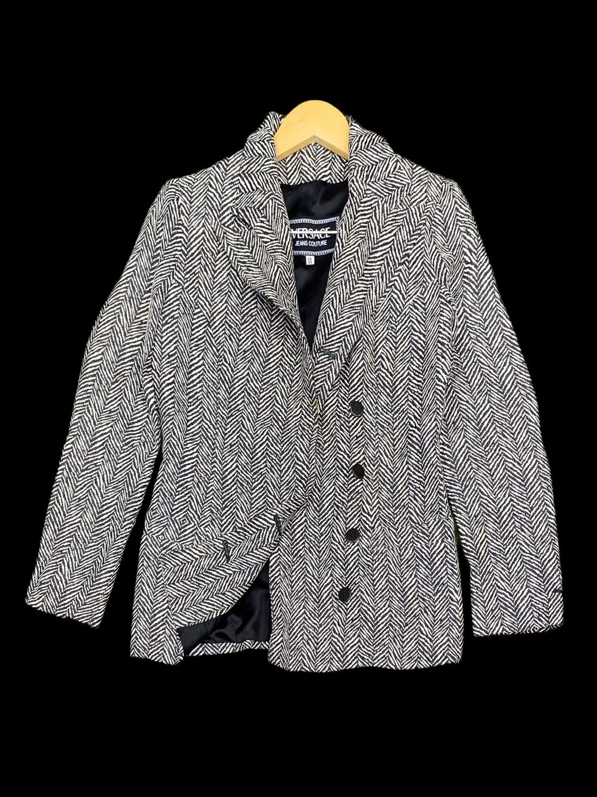 Versace VINTAGE VERSACE JEANS COUTURE LINING COAT JACKET ITALY 🇮🇹 D Size US S / EU 44-46 / 1 - 3 Thumbnail