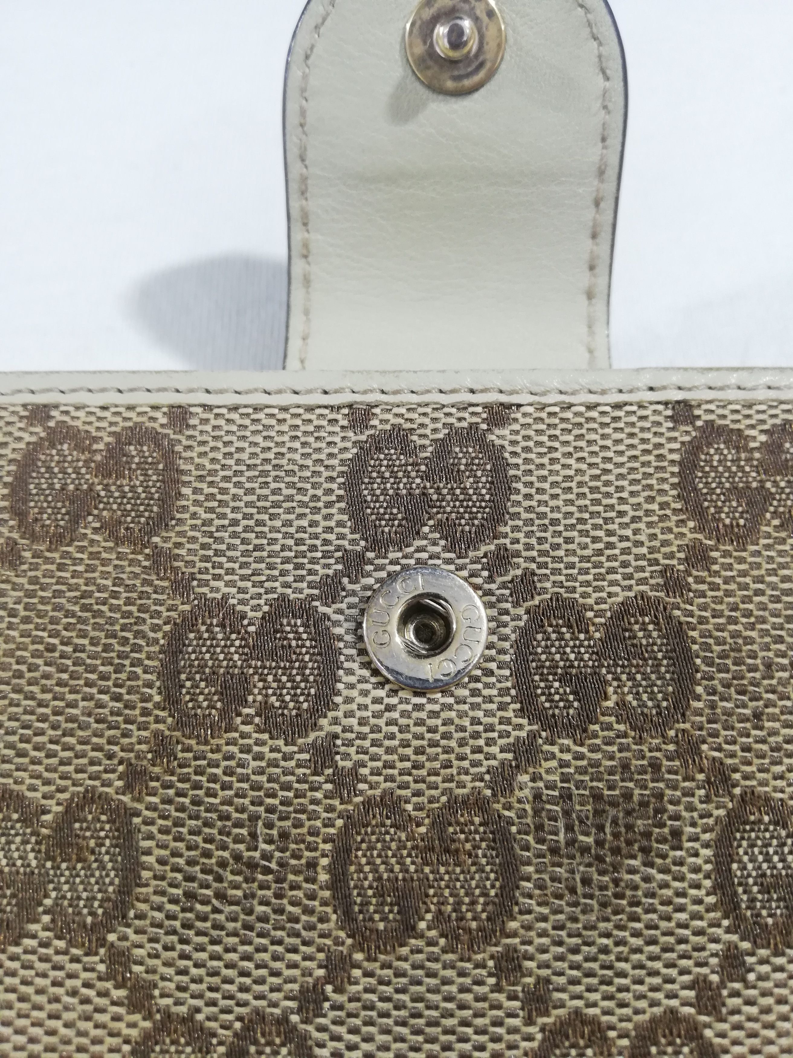 Gucci Gucci Beige Heart Gg Monogram Long Bifold Wallet Size ONE SIZE - 10 Thumbnail