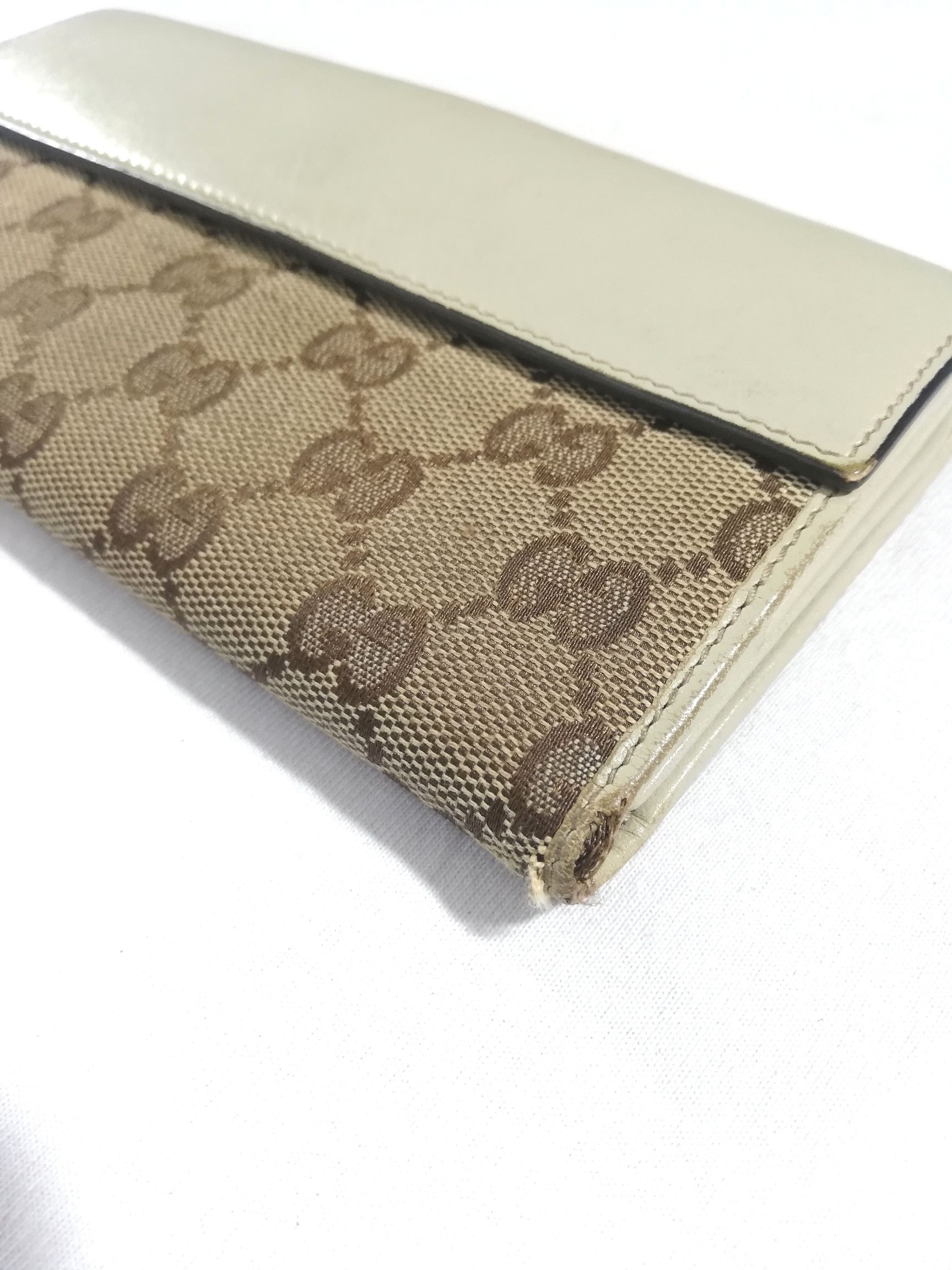 Gucci Gucci Beige Heart Gg Monogram Long Bifold Wallet Size ONE SIZE - 6 Thumbnail