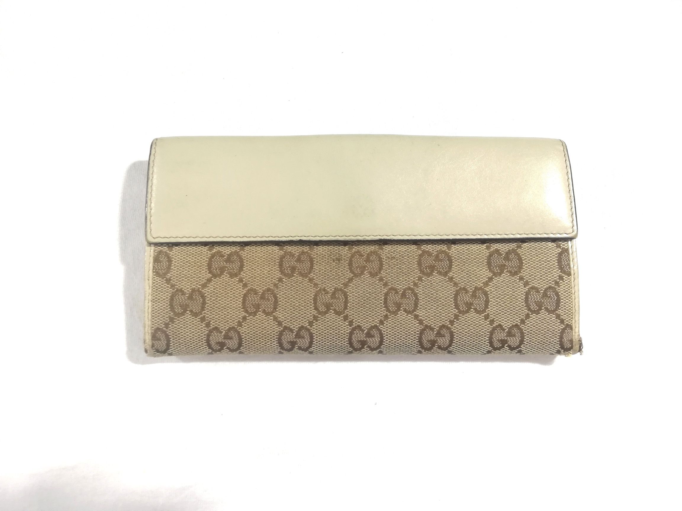 Gucci Gucci Beige Heart Gg Monogram Long Bifold Wallet Size ONE SIZE - 2 Thumbnail