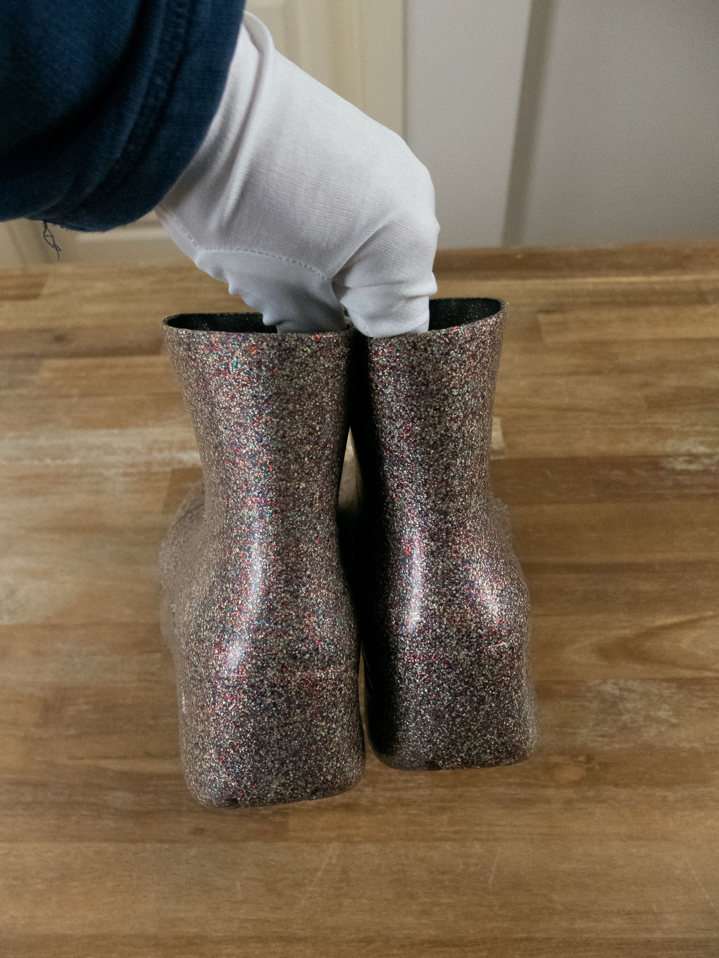 Bottega Veneta BOTTEGA VENETA Puddle multicolor rubber ankle boots 9 / 39 q Size US 9 / IT 39 - 5 Thumbnail