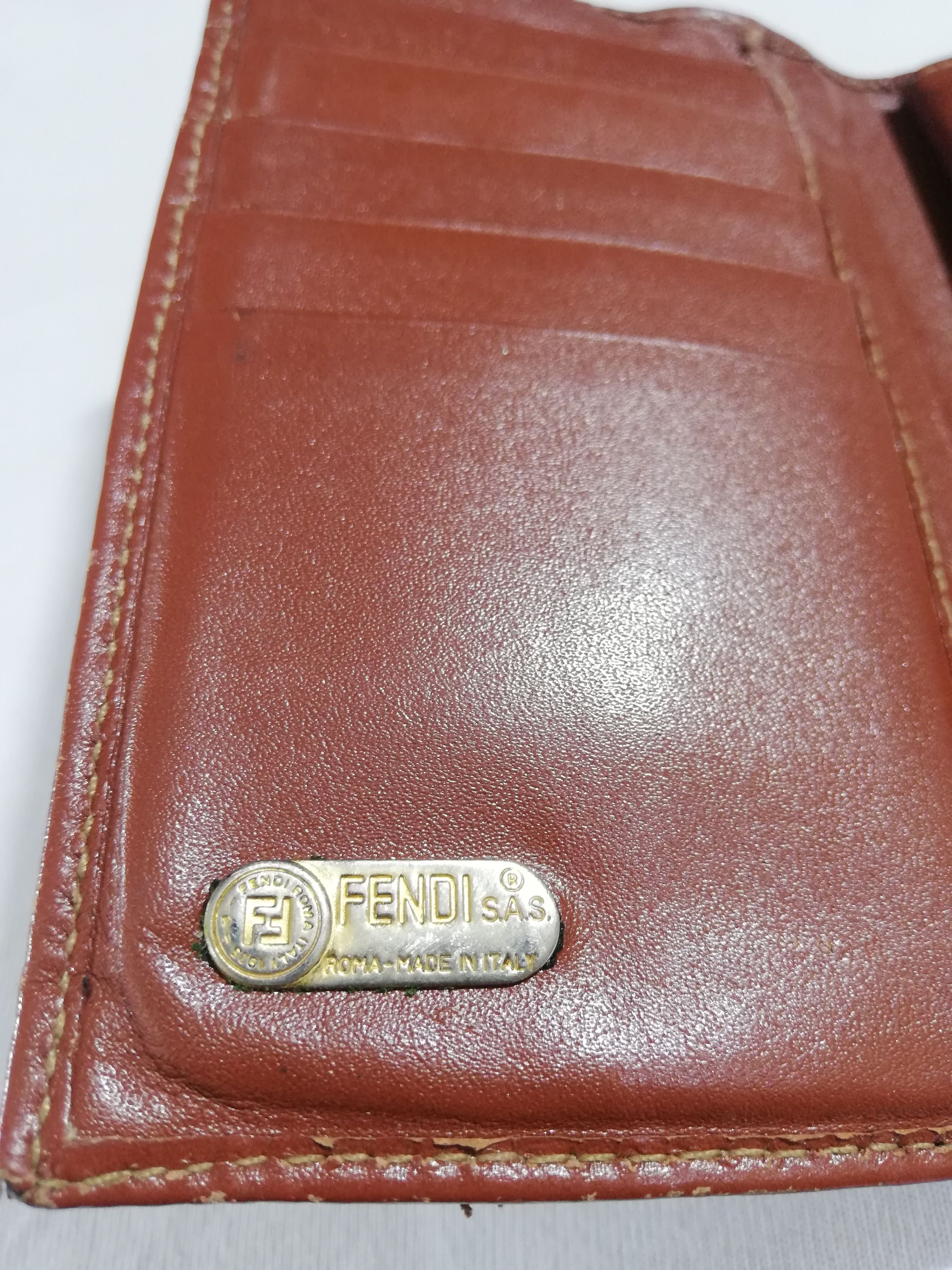 Fendi Vintage Fendi Roma Leather Small Wallet Size ONE SIZE - 10 Thumbnail