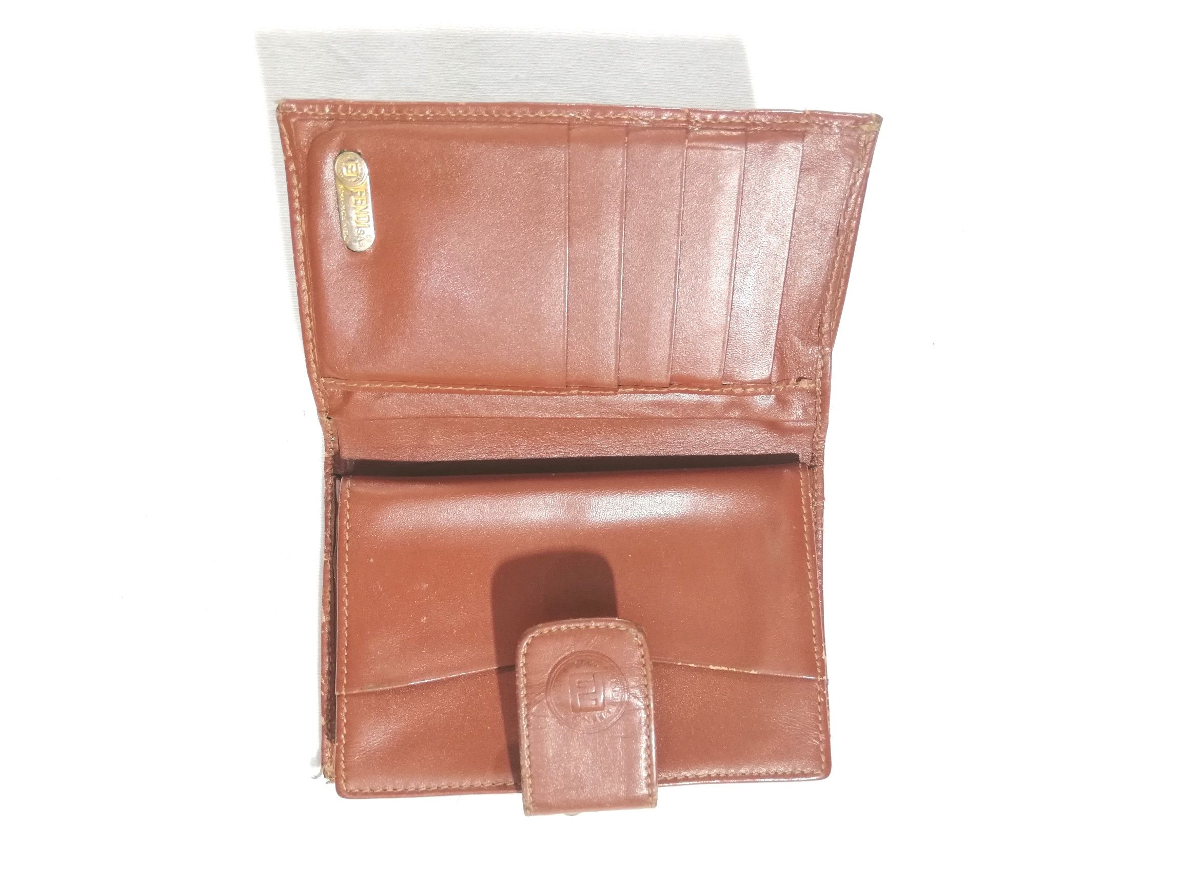 Fendi Vintage Fendi Roma Leather Small Wallet Size ONE SIZE - 11 Thumbnail