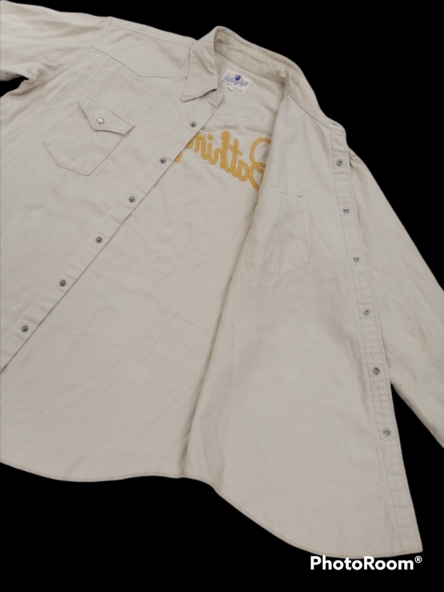 Bape × Vintage A Bathing Ape❗ BAPE HEAD Button Up Shirt🔥 Size US L / EU 52-54 / 3 - 6 Thumbnail