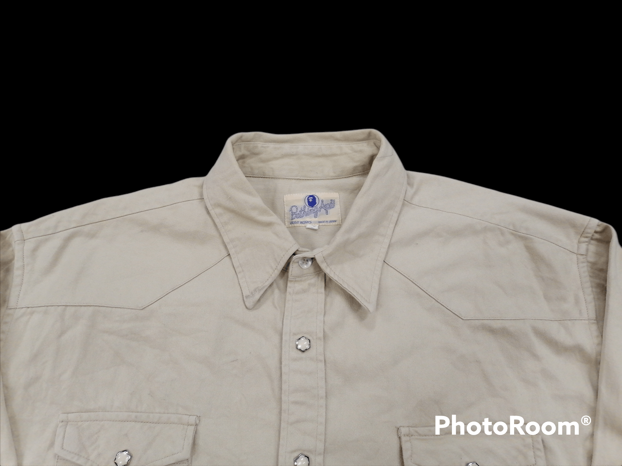Bape × Vintage A Bathing Ape❗ BAPE HEAD Button Up Shirt🔥 Size US L / EU 52-54 / 3 - 5 Thumbnail