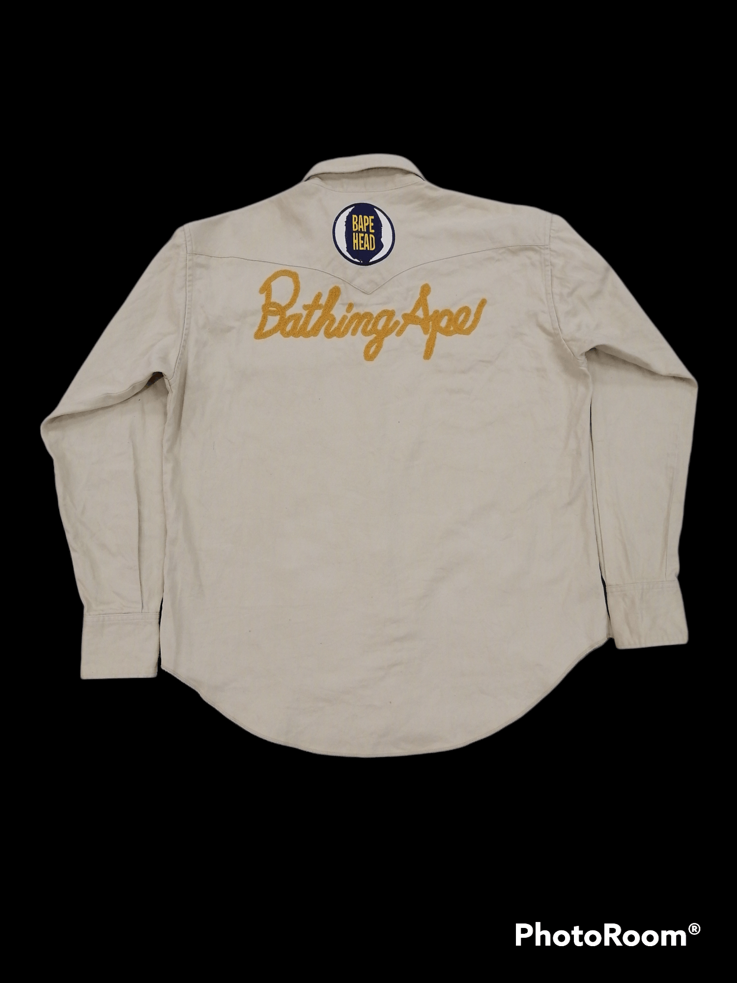 Bape × Vintage A Bathing Ape❗ BAPE HEAD Button Up Shirt🔥 Size US L / EU 52-54 / 3 - 1 Thumbnail