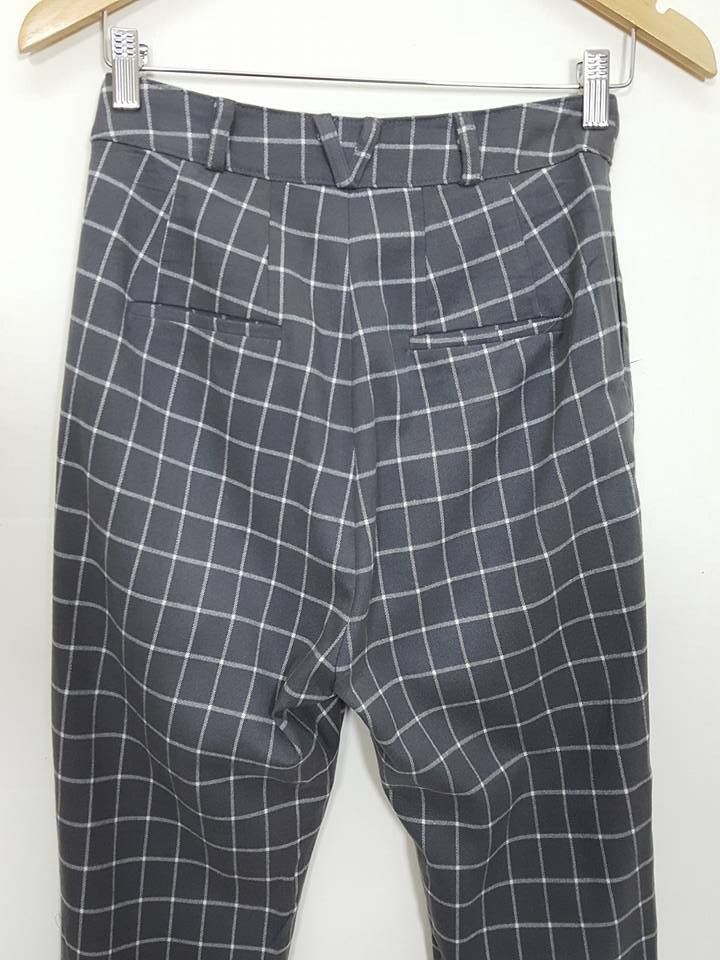 Japanese Brand × Vanquish 3rd by VANQUISH Street Style Grid Drop Crotch Trouser Pant Size US 26 / EU 42 - 4 Thumbnail