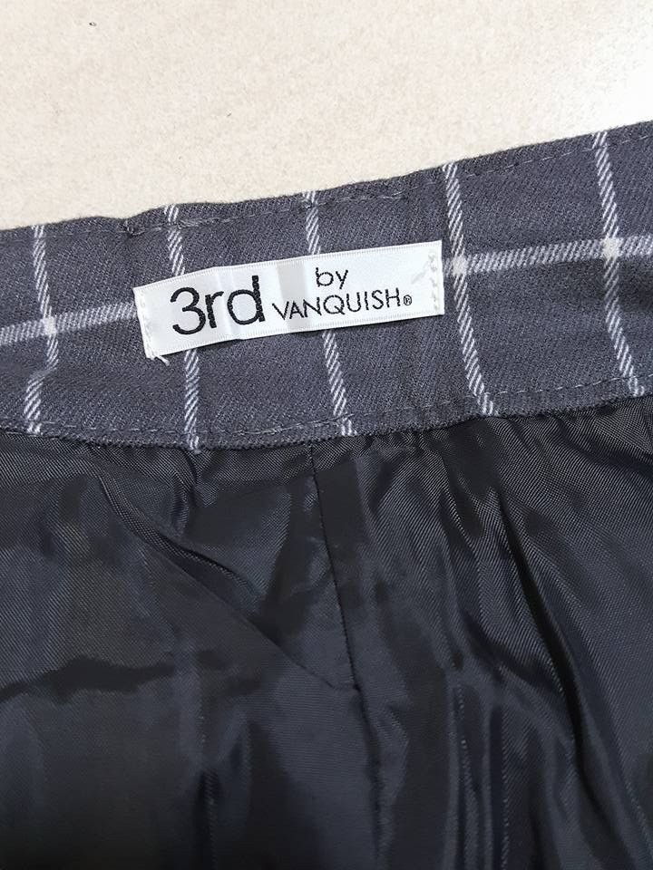 Japanese Brand × Vanquish 3rd by VANQUISH Street Style Grid Drop Crotch Trouser Pant Size US 26 / EU 42 - 16 Thumbnail