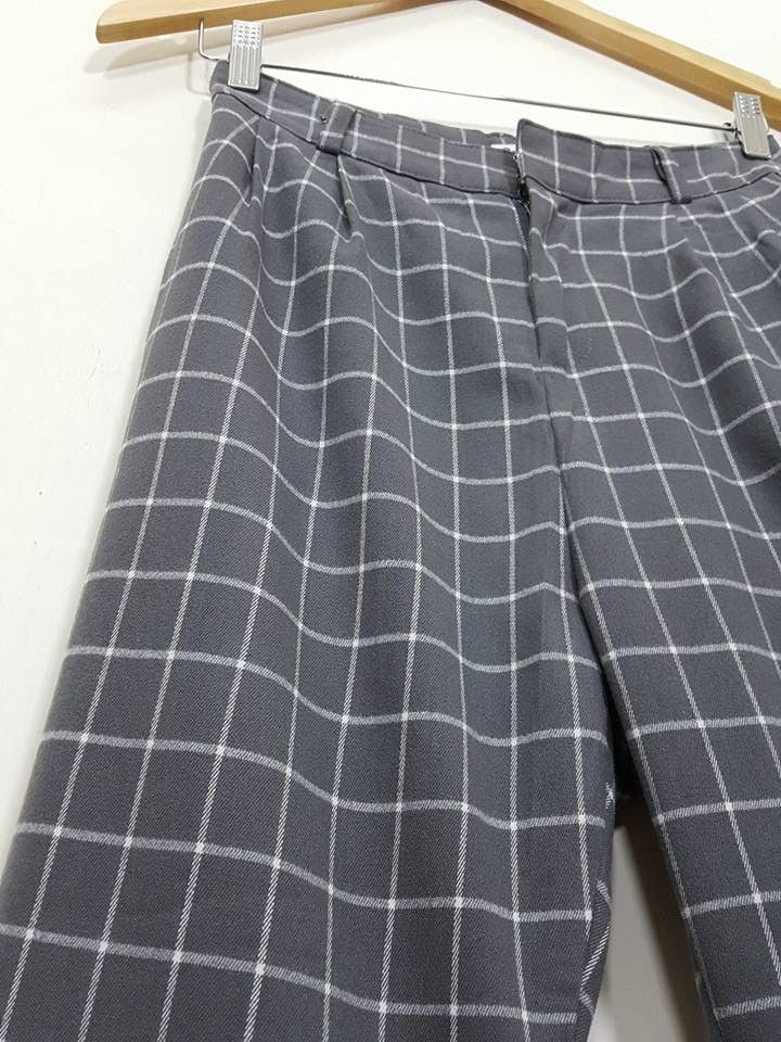 Japanese Brand × Vanquish 3rd by VANQUISH Street Style Grid Drop Crotch Trouser Pant Size US 26 / EU 42 - 5 Thumbnail