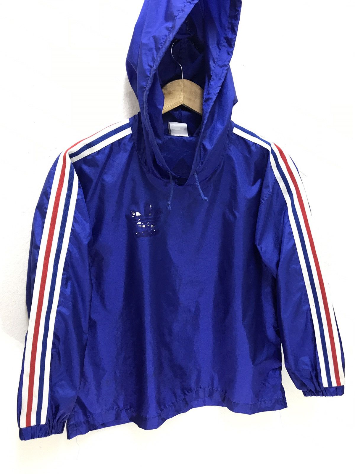 Adidas 90s Adidas Trefoil by Descente Hoodie No Lining Size US M / EU 48-50 / 2 - 5 Thumbnail