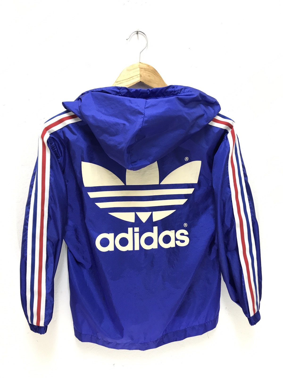 Adidas 90s Adidas Trefoil by Descente Hoodie No Lining Size US M / EU 48-50 / 2 - 1 Thumbnail