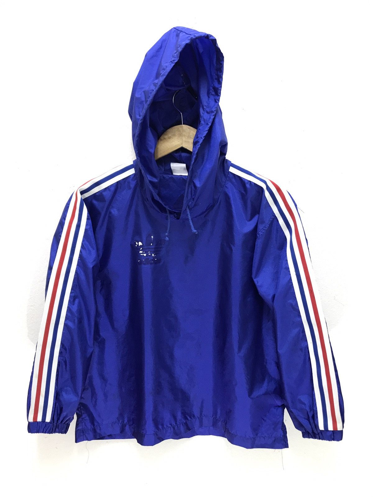 Adidas 90s Adidas Trefoil by Descente Hoodie No Lining Size US M / EU 48-50 / 2 - 4 Thumbnail