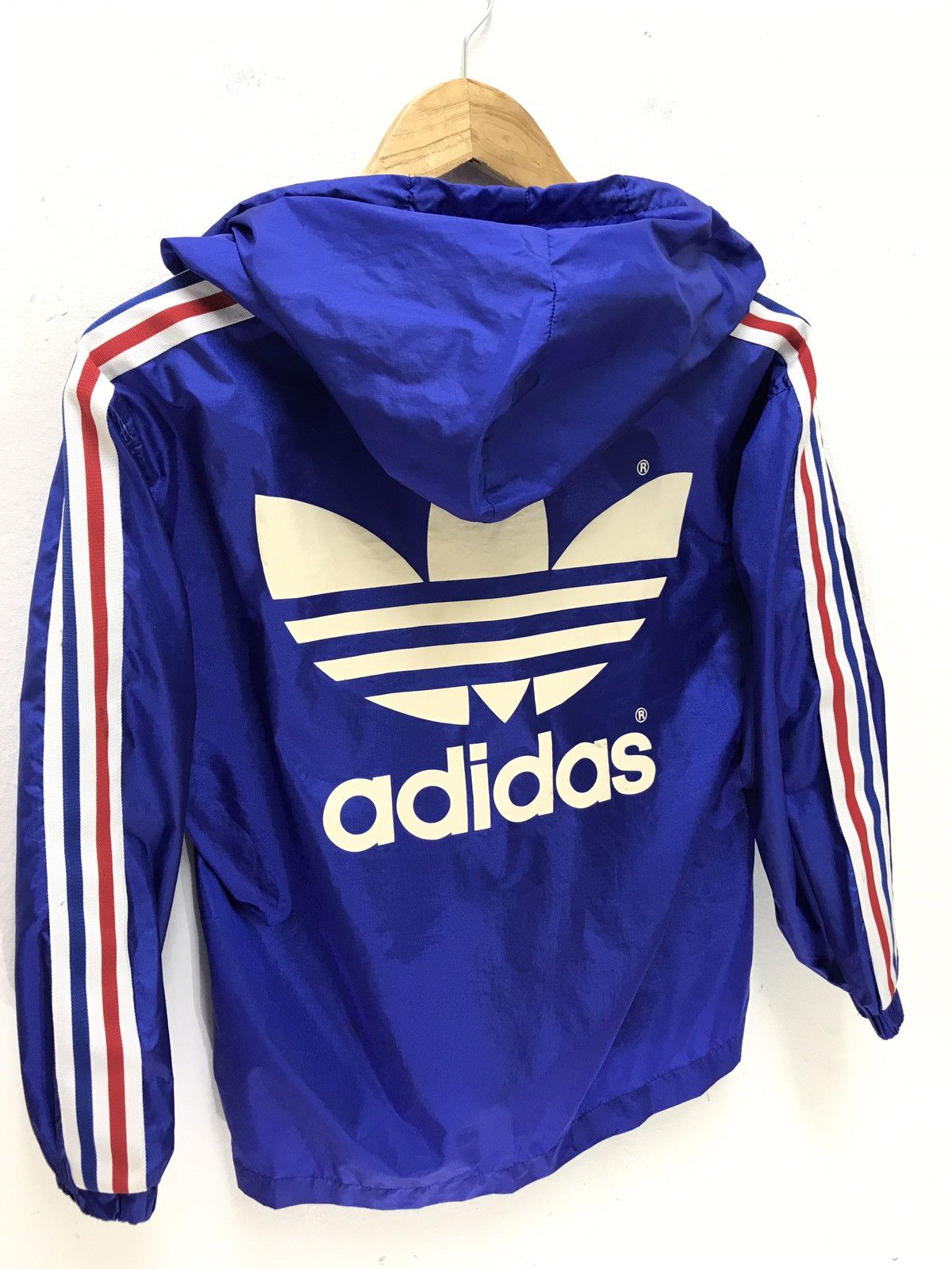 Adidas 90s Adidas Trefoil by Descente Hoodie No Lining Size US M / EU 48-50 / 2 - 2 Thumbnail