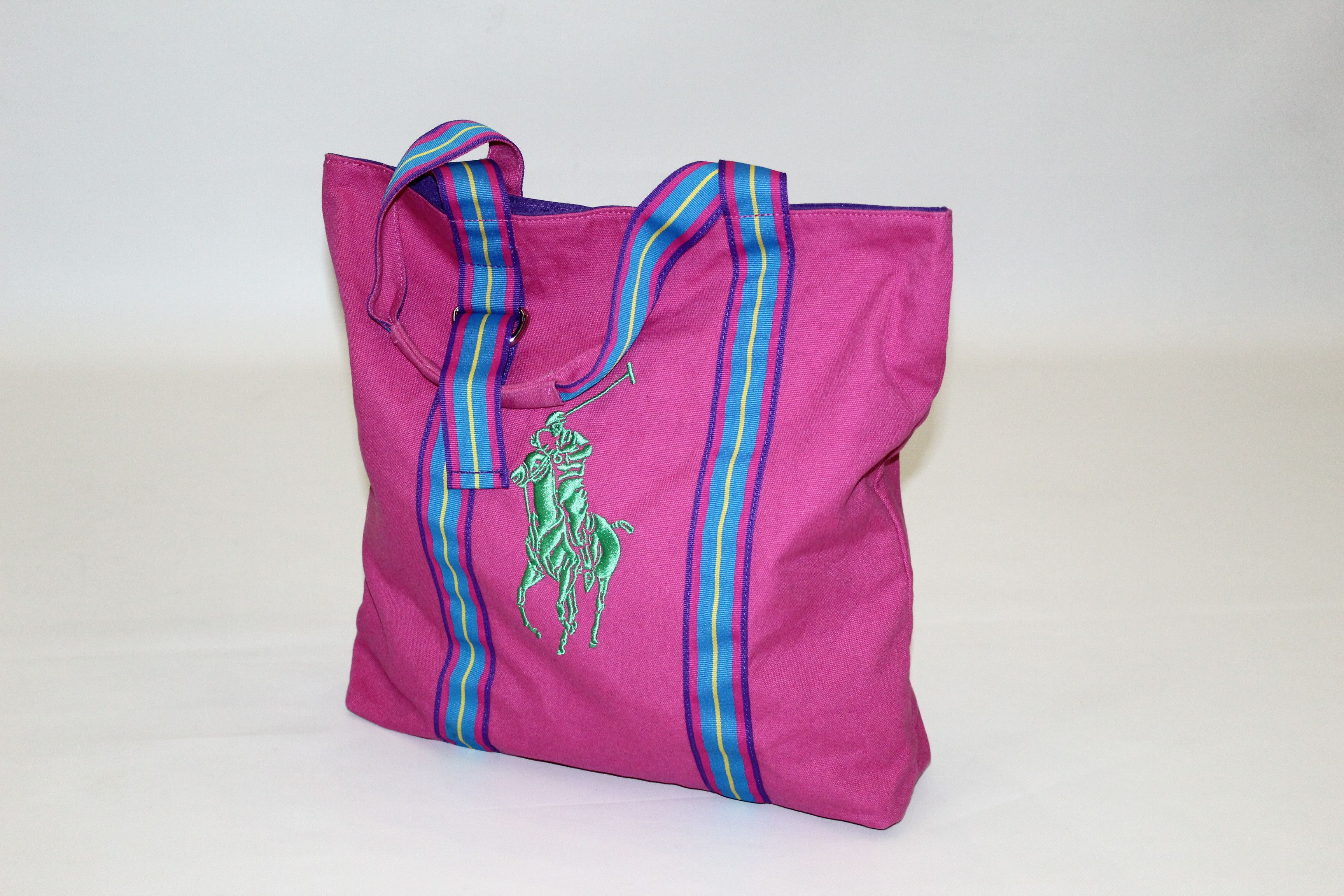 Polo Ralph Lauren Polo Ralph Lauren Big Pony Embroidered Tote Bag Size ONE SIZE - 2 Thumbnail