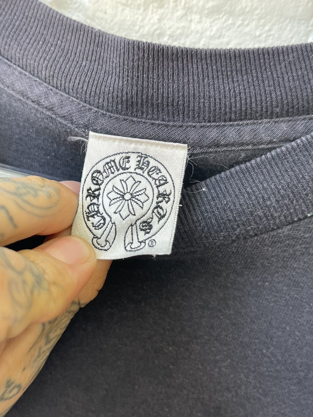 Chrome Hearts 90s Vintage NEW YORK Sun Faded Thrashed Shirt