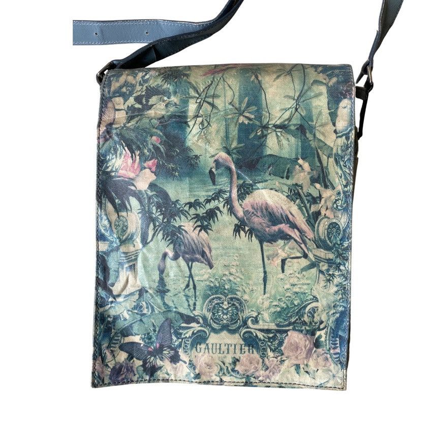 Jean Paul Gaultier JPG Flamingo Waxed Canvas Bag Size ONE SIZE - 2 Thumbnail