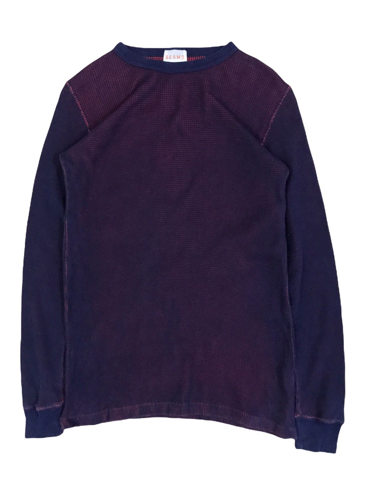 Beams Plus Beams Japan Mesh Design Gradient Colour LS Shirts Size US XS / EU 42 / 0 - 1 Thumbnail