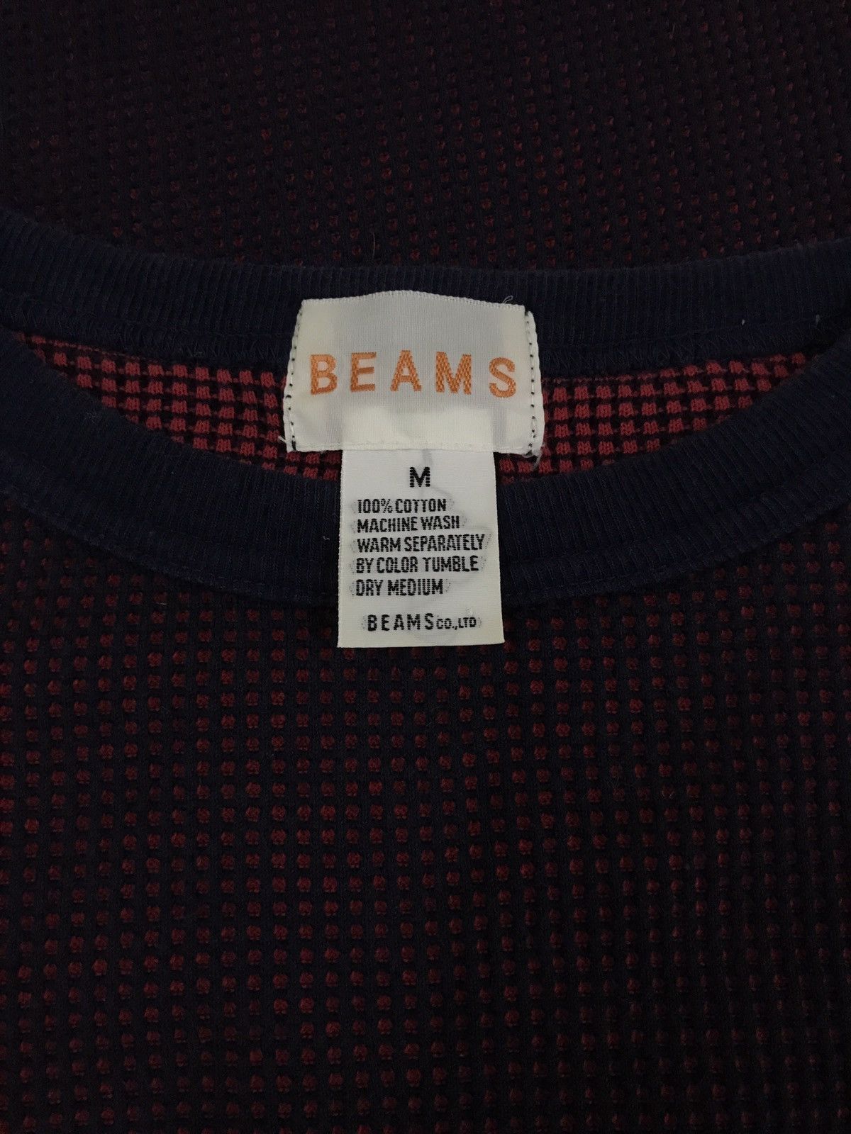 Beams Plus Beams Japan Mesh Design Gradient Colour LS Shirts Size US XS / EU 42 / 0 - 3 Thumbnail