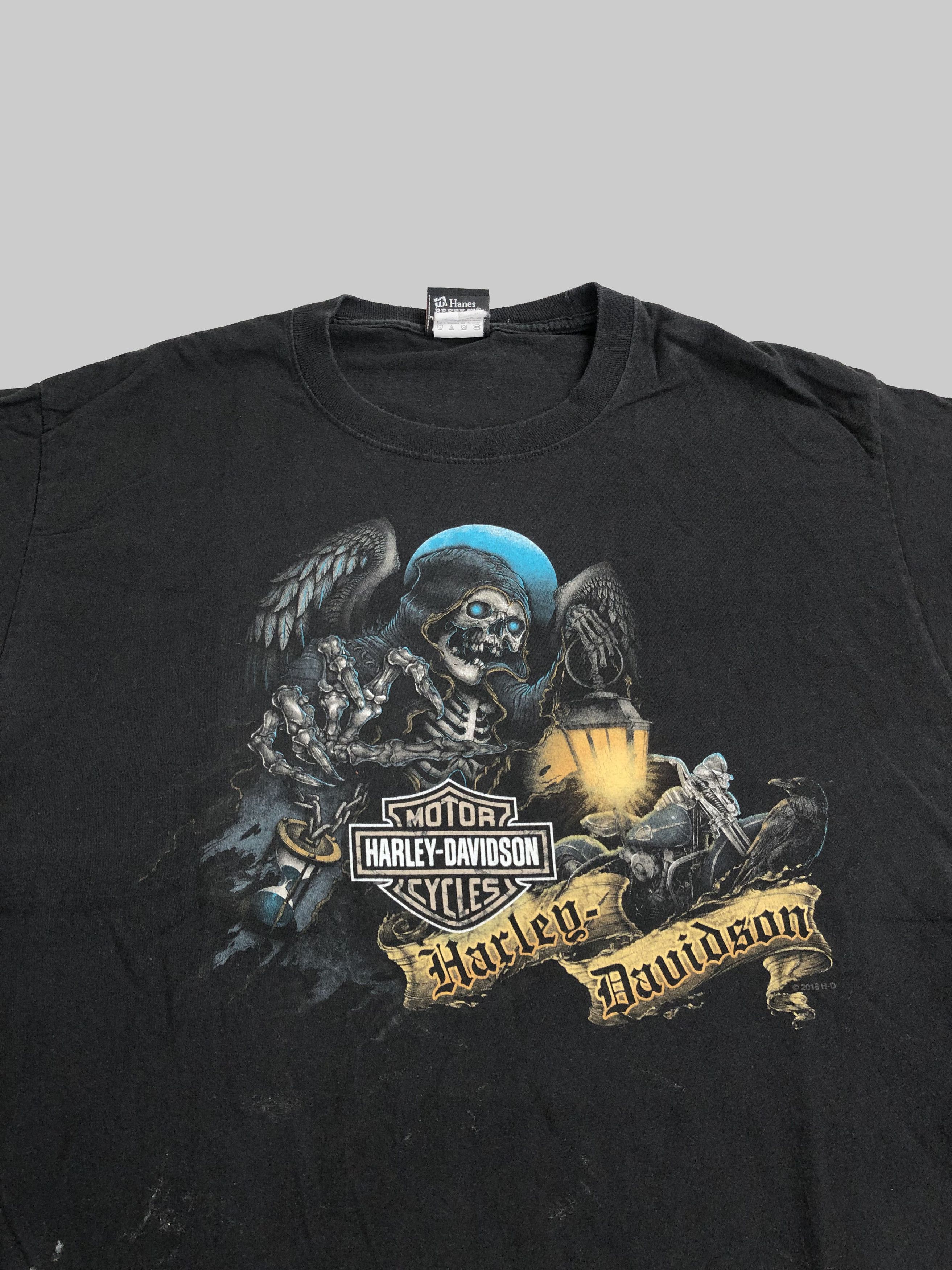 Harley Davidson Vintage 2016 Harley Davidson Glasgow Scotland (3D Emblem) Size US L / EU 52-54 / 3 - 3 Thumbnail