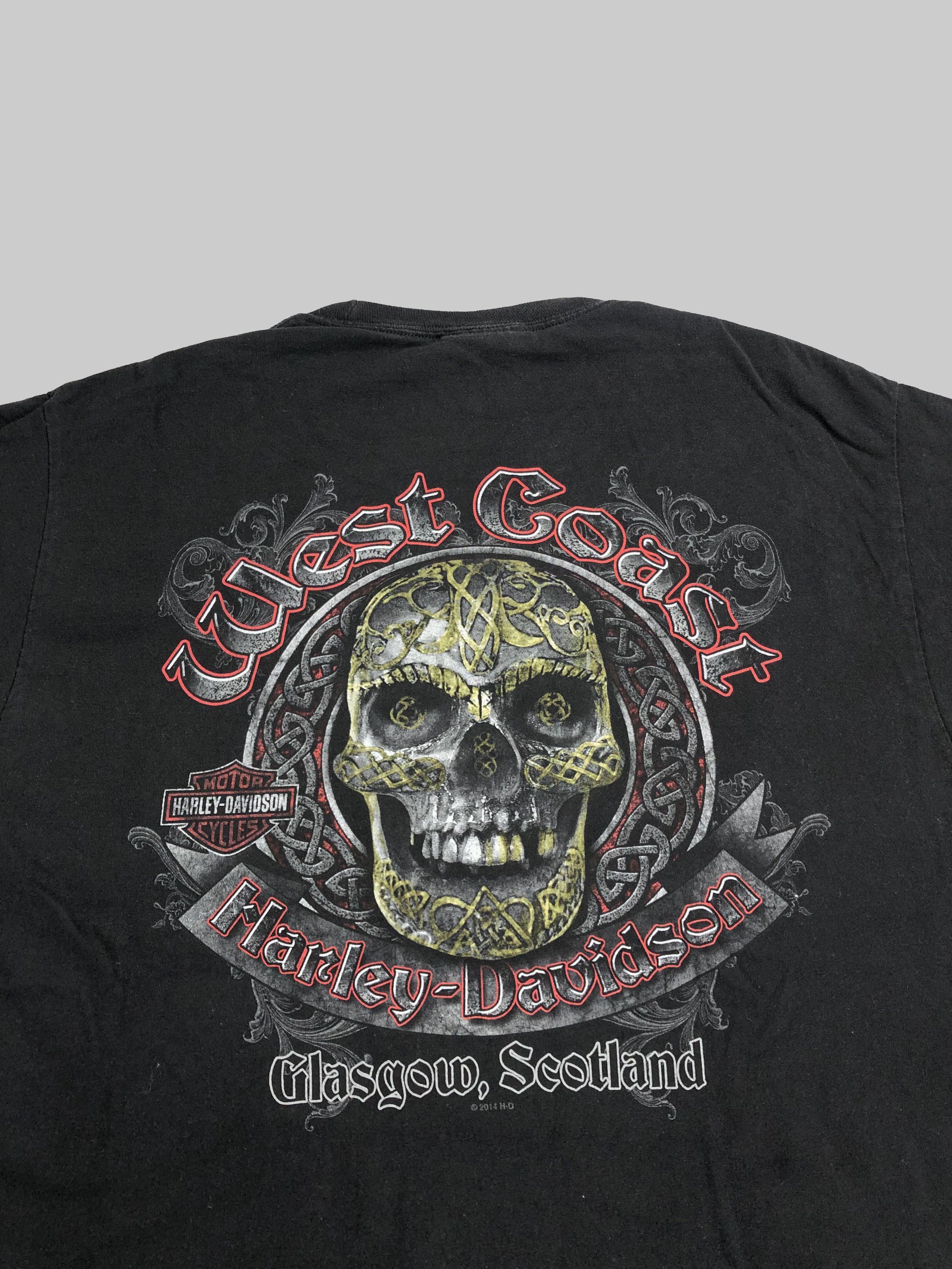 Harley Davidson Vintage 2016 Harley Davidson Glasgow Scotland (3D Emblem) Size US L / EU 52-54 / 3 - 9 Thumbnail