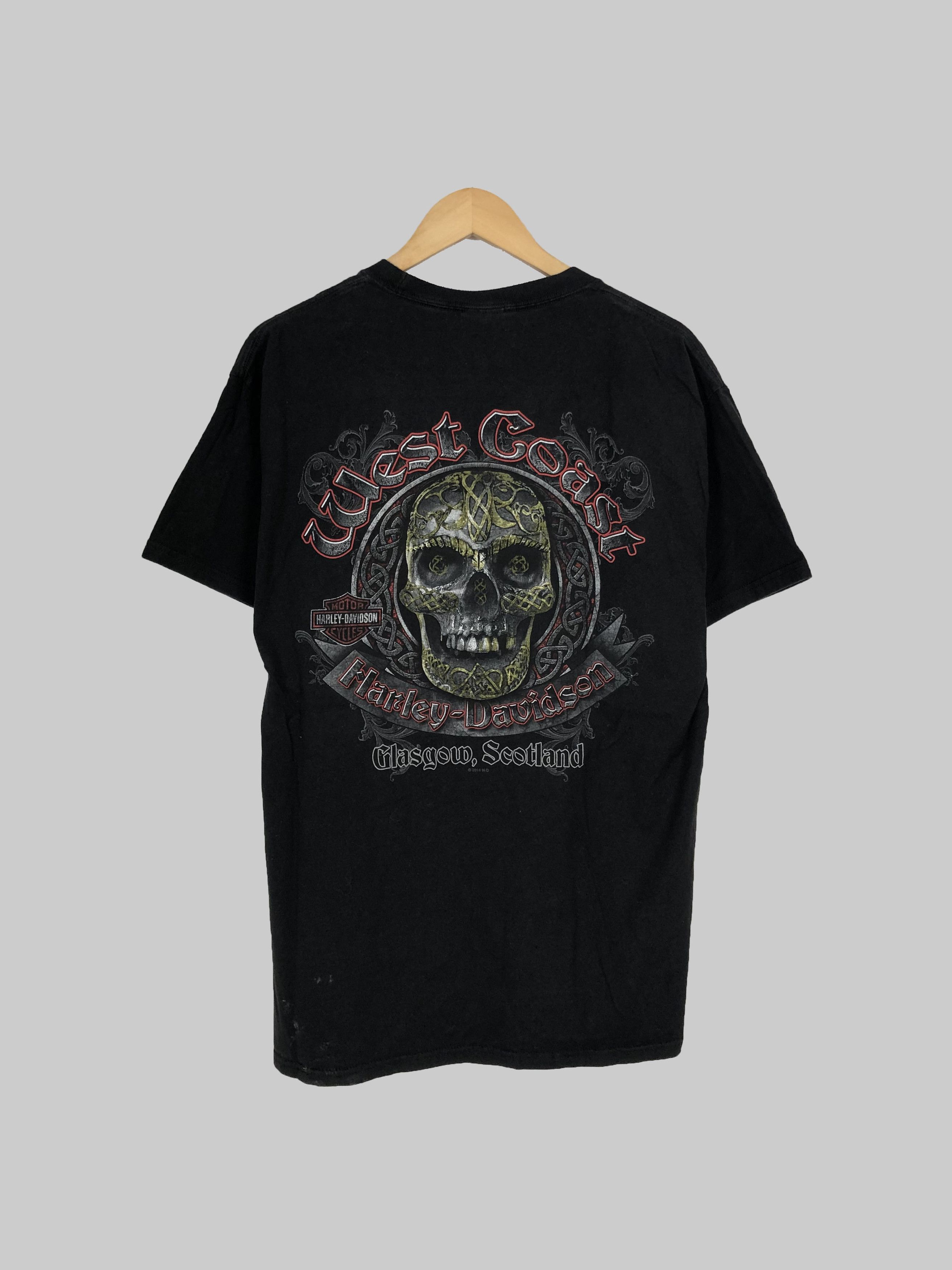 Harley Davidson Vintage 2016 Harley Davidson Glasgow Scotland (3D Emblem) Size US L / EU 52-54 / 3 - 2 Thumbnail